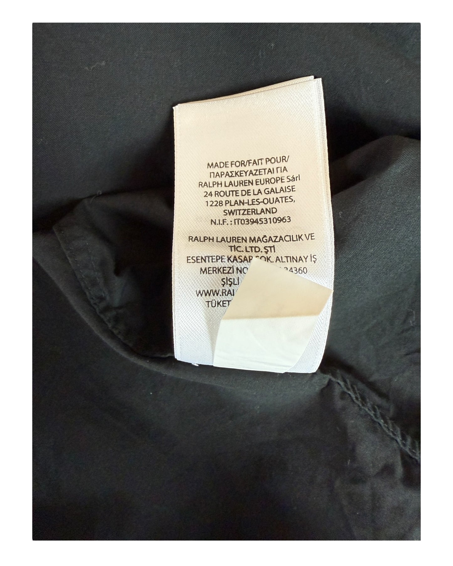 Polo Ralph Lauren Hemd schwarz Gröẞe L