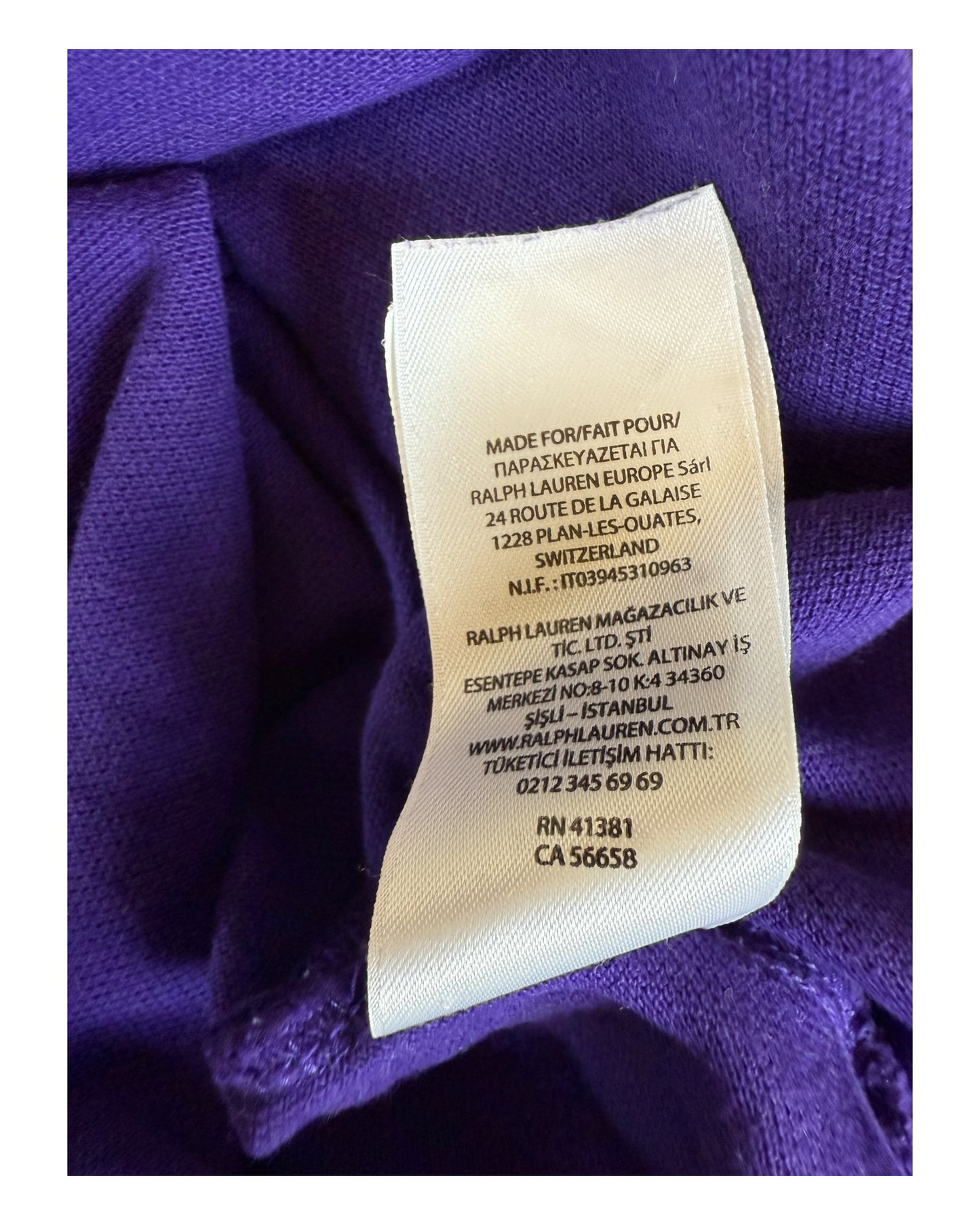 Polo Ralph Lauren Poloshirt violett Größe M