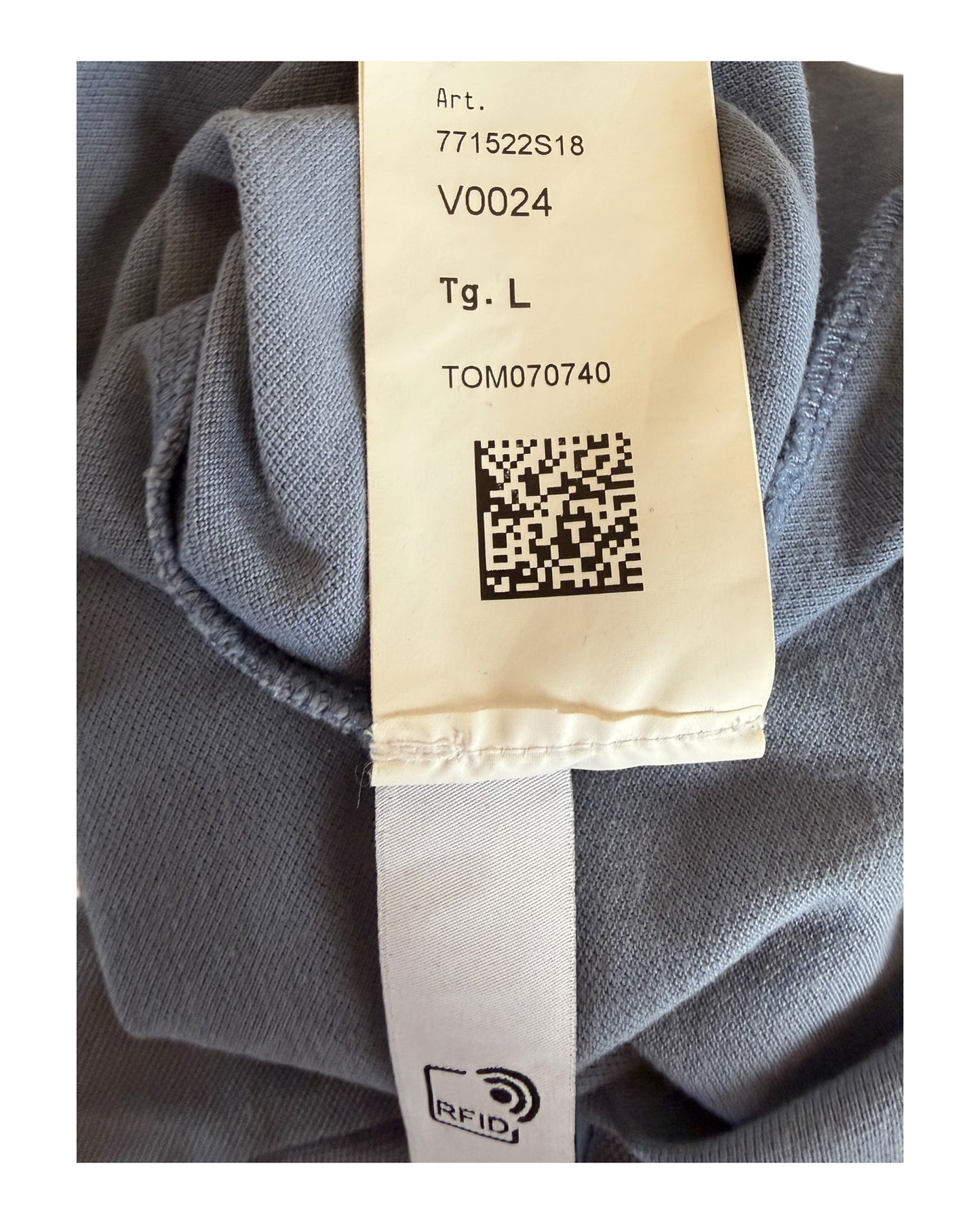 Stone Island Poloshirt blau Größe L