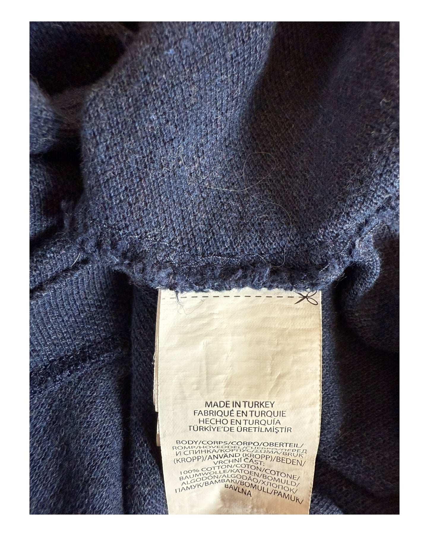 Polo Ralph Lauren Poloshirt marineblau meliert Größe L