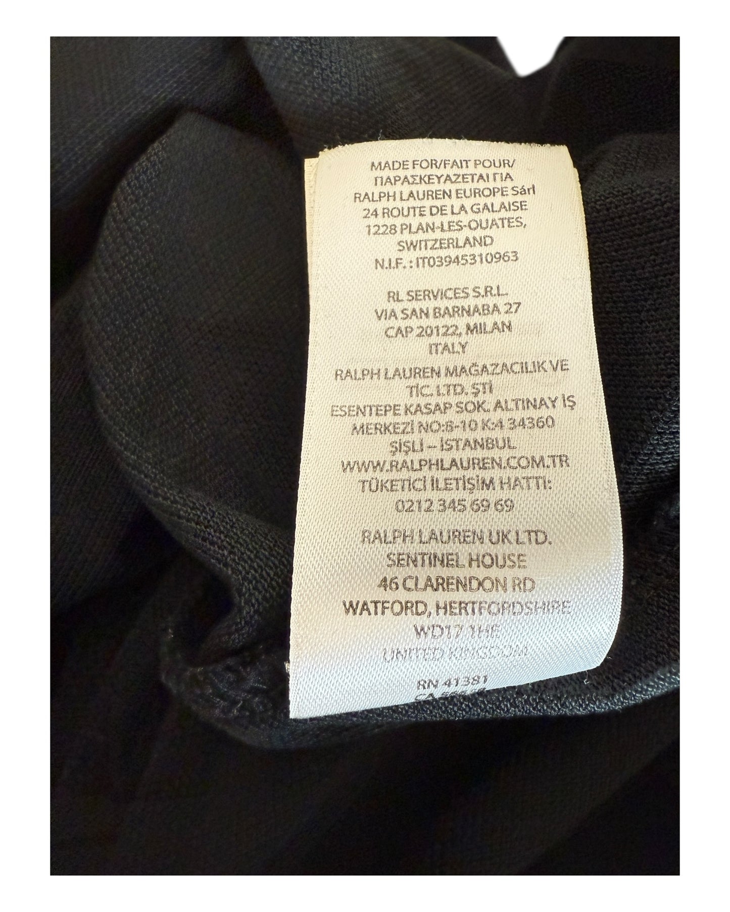 Polo Ralph Lauren Poloshirt schwarz Größe M