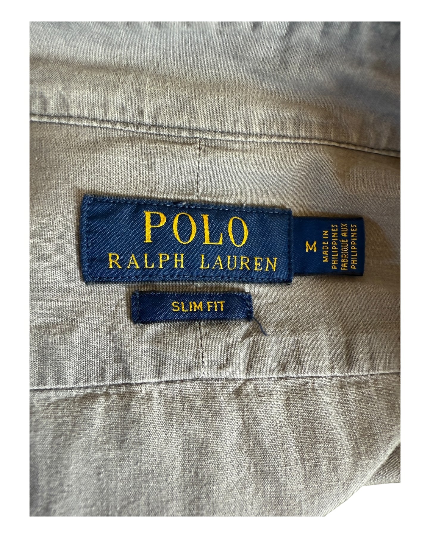 Polo Ralph Lauren Hemd grau Größe M