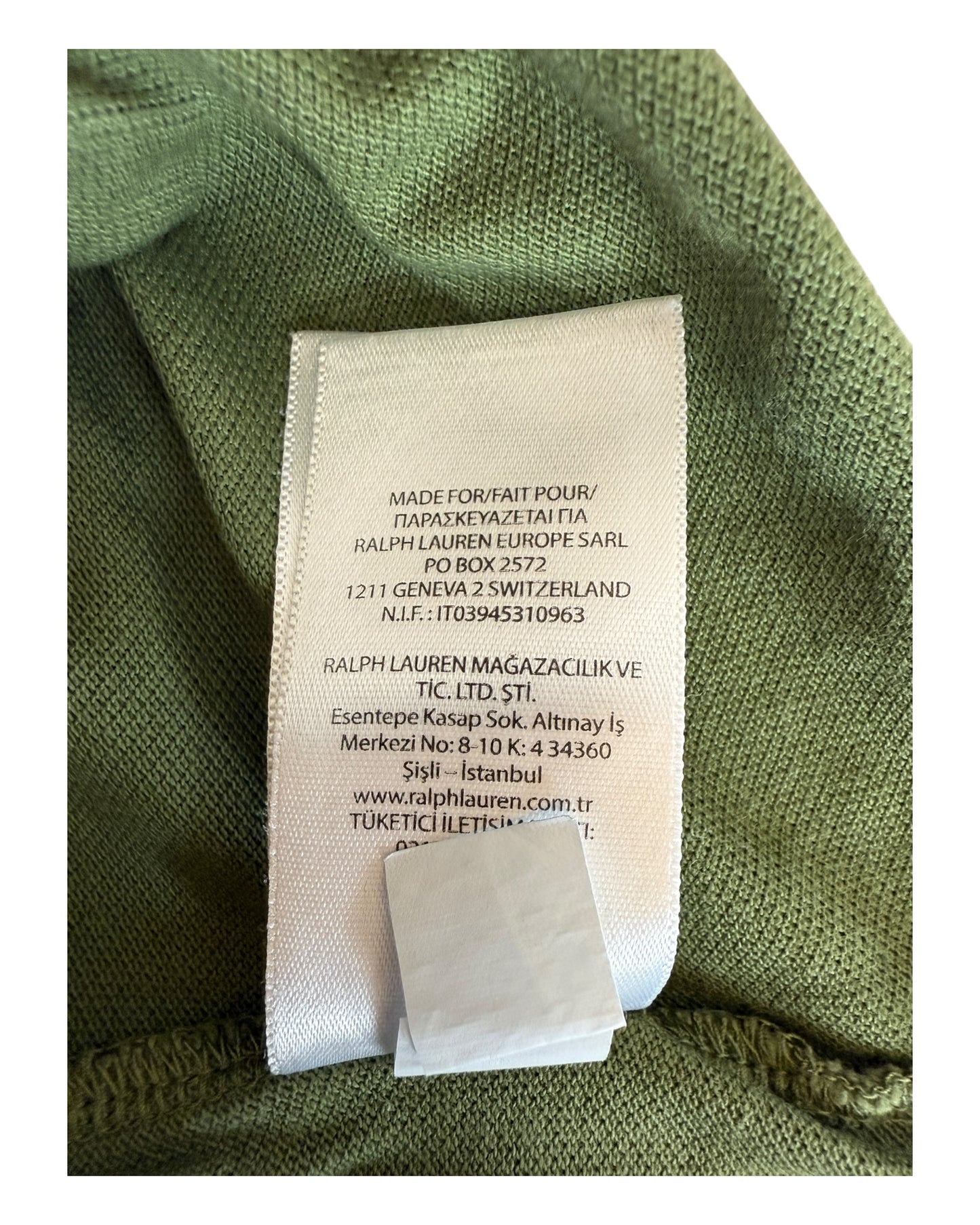 Polo Ralph Lauren Poloshirt khaki Größe L