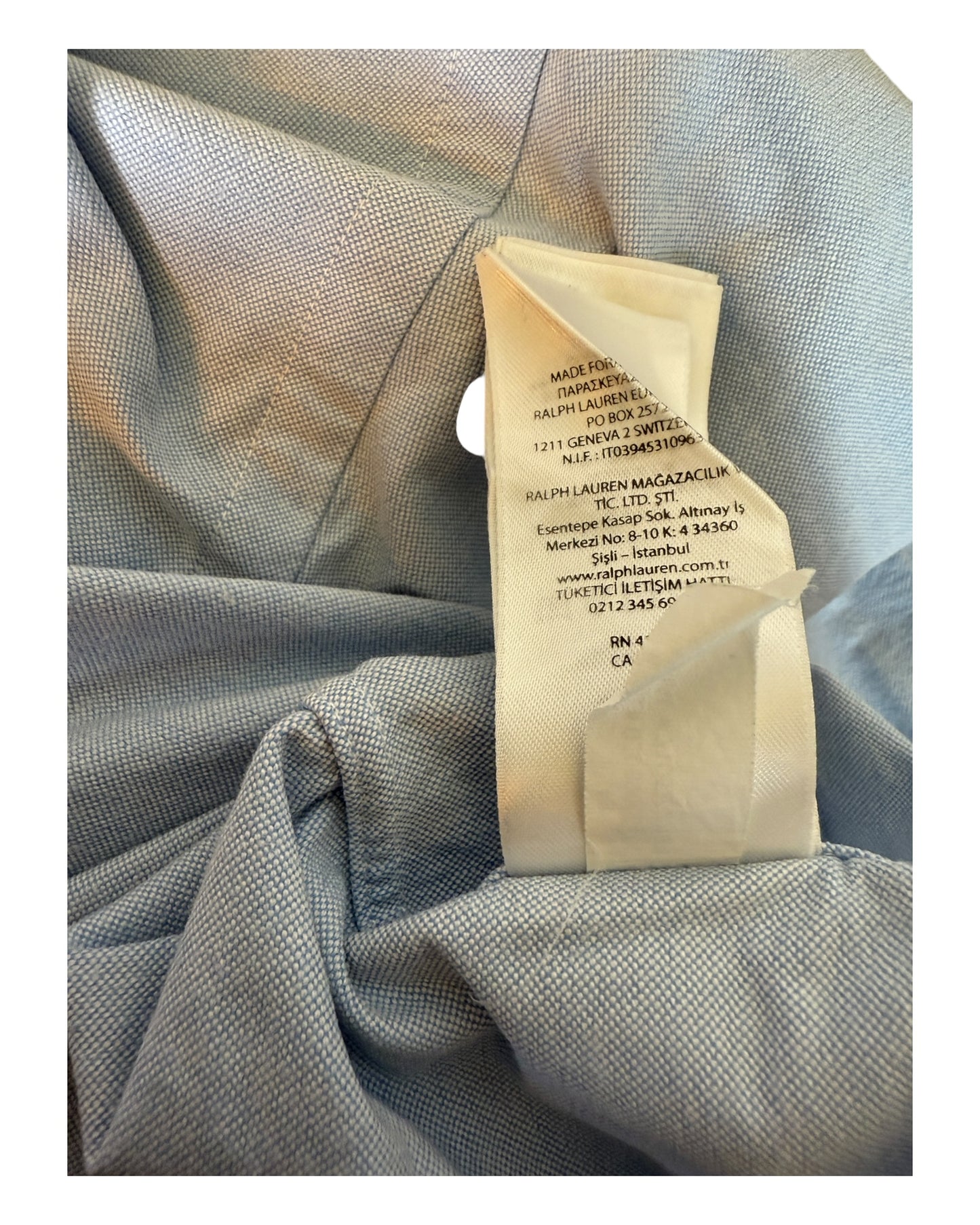 Polo Ralph Lauren Oxfordhemd hellblau Größe L
