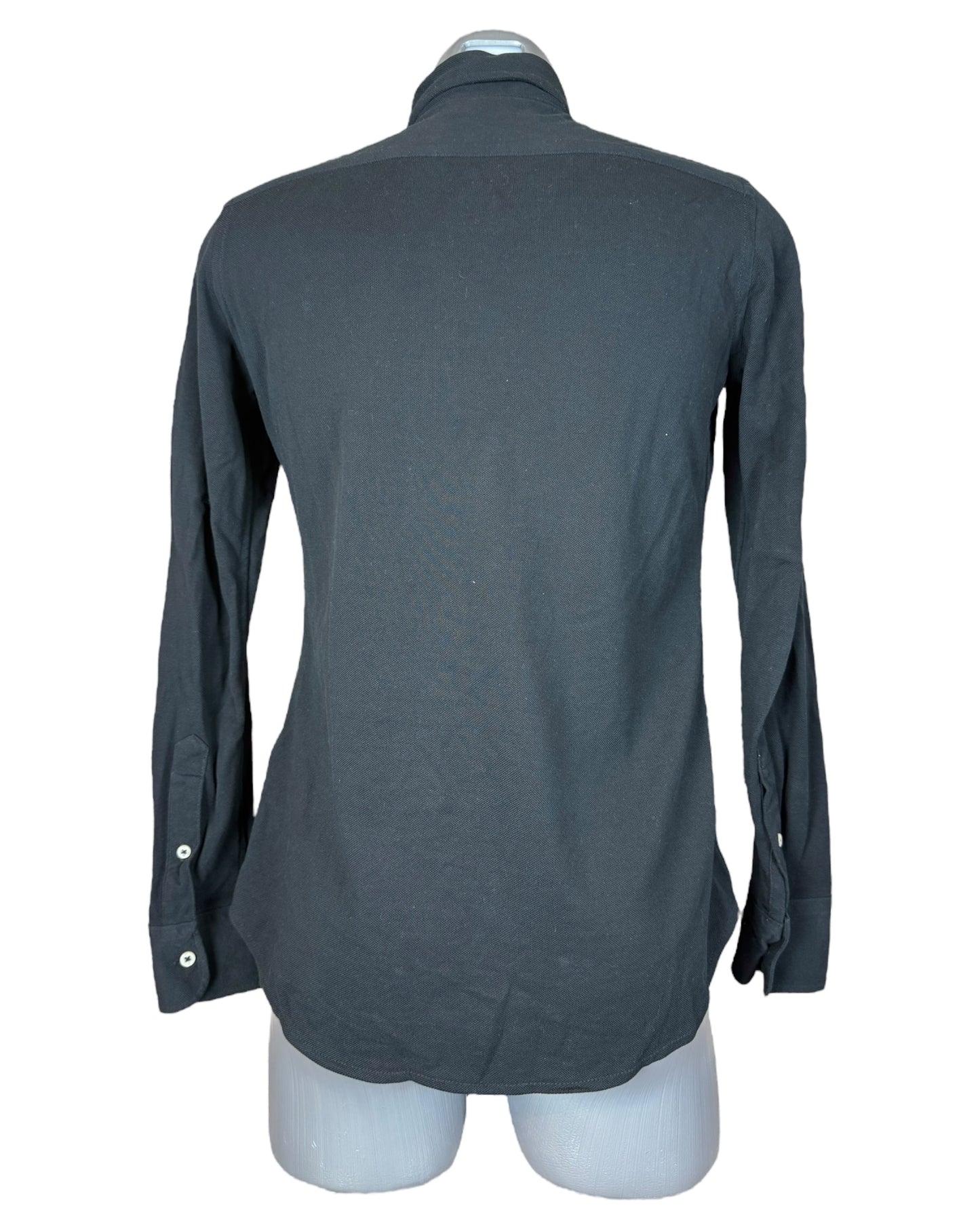 Polo Ralph Lauren Knit Oxford Bluse schwarz Größe S