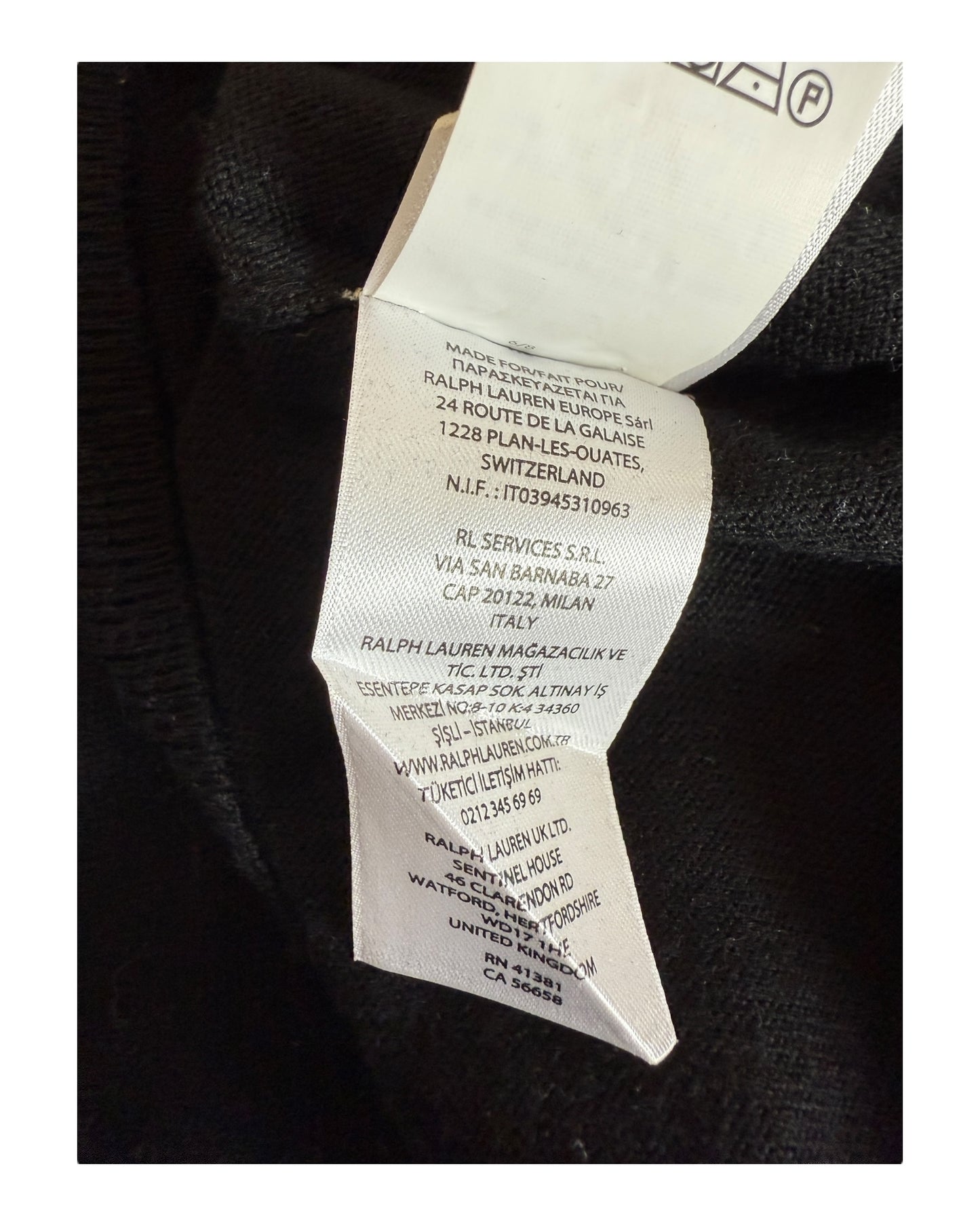 Polo Ralph Lauren Pullover schwarz Größe XL