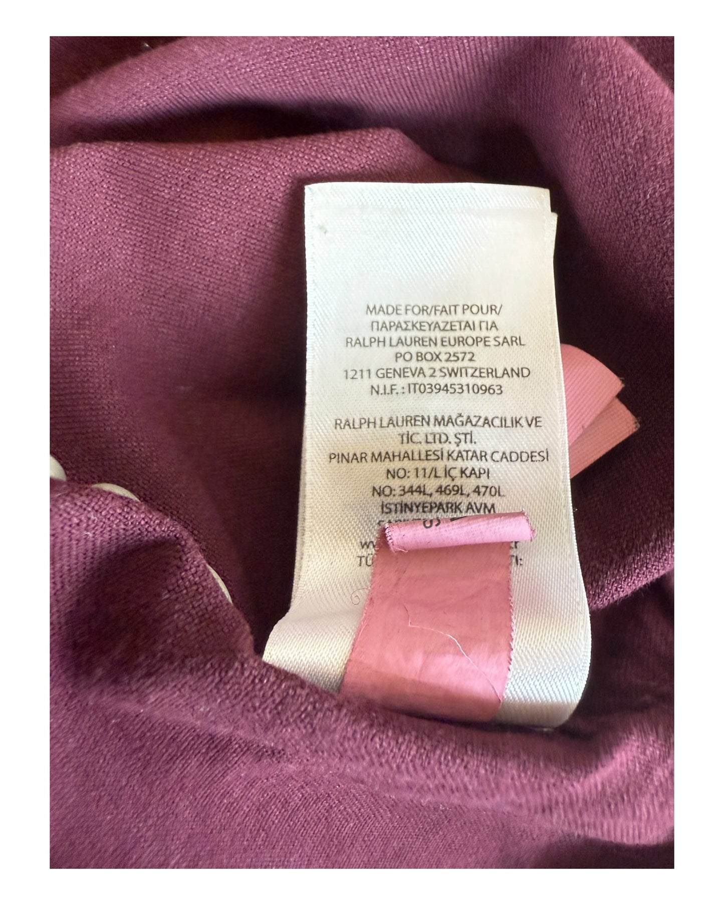 Polo Ralph Lauren Hemd bordeauxrot Größe L