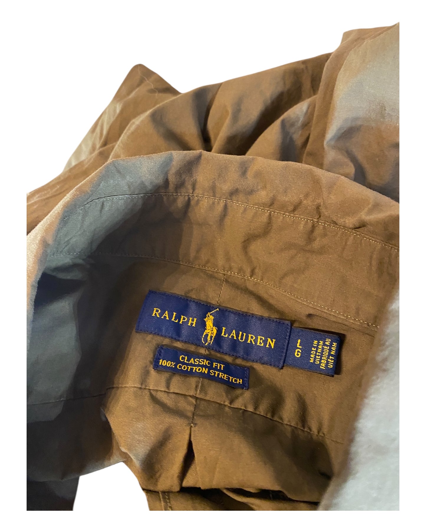 Polo Ralph Lauren Hemd khaki Größe L