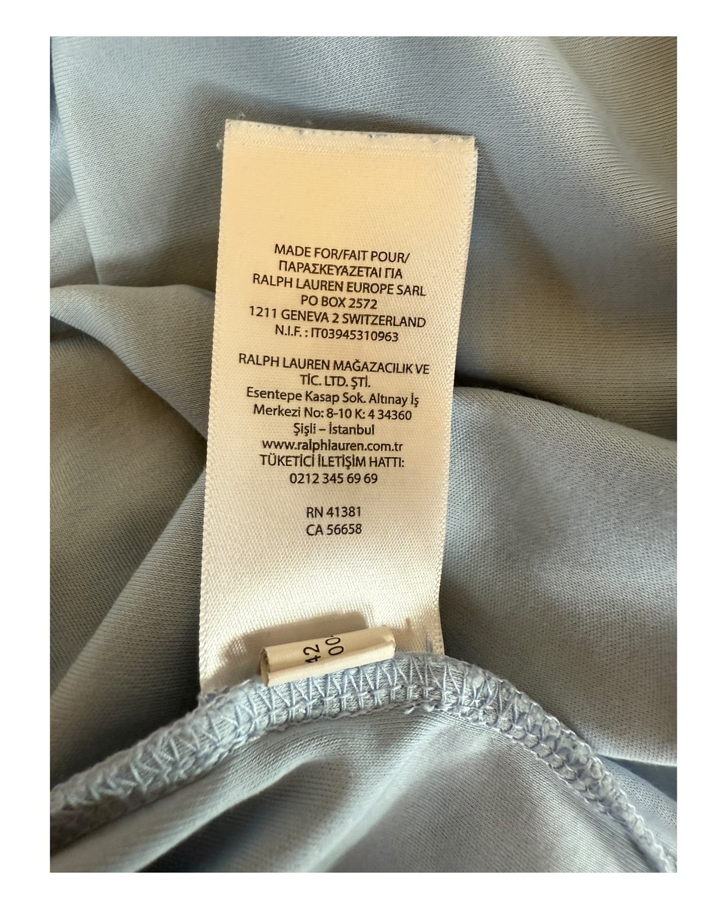 Polo Ralph Lauren Poloshirt hellblau Größe L