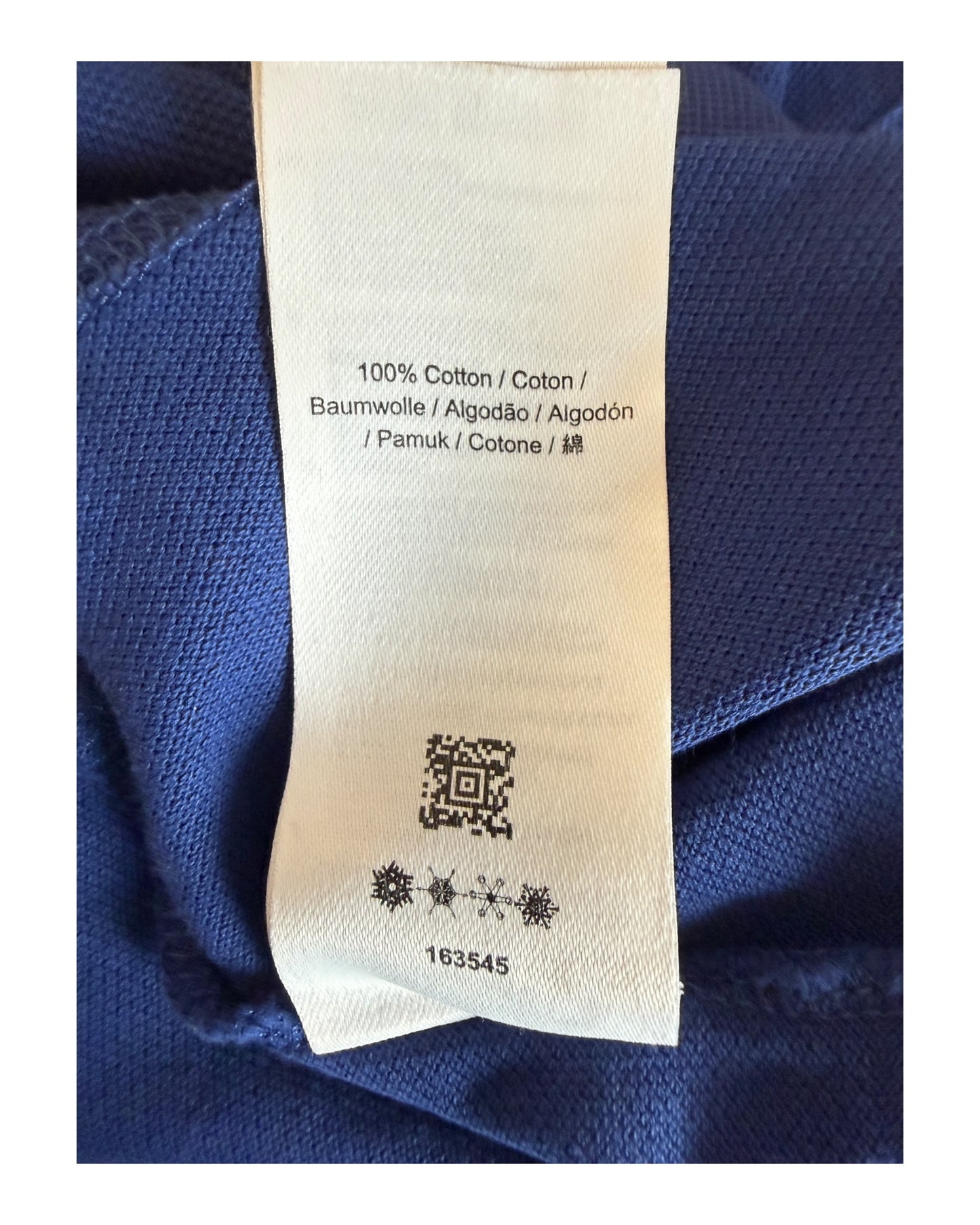 Fred Perry Poloshirt blau Größe M