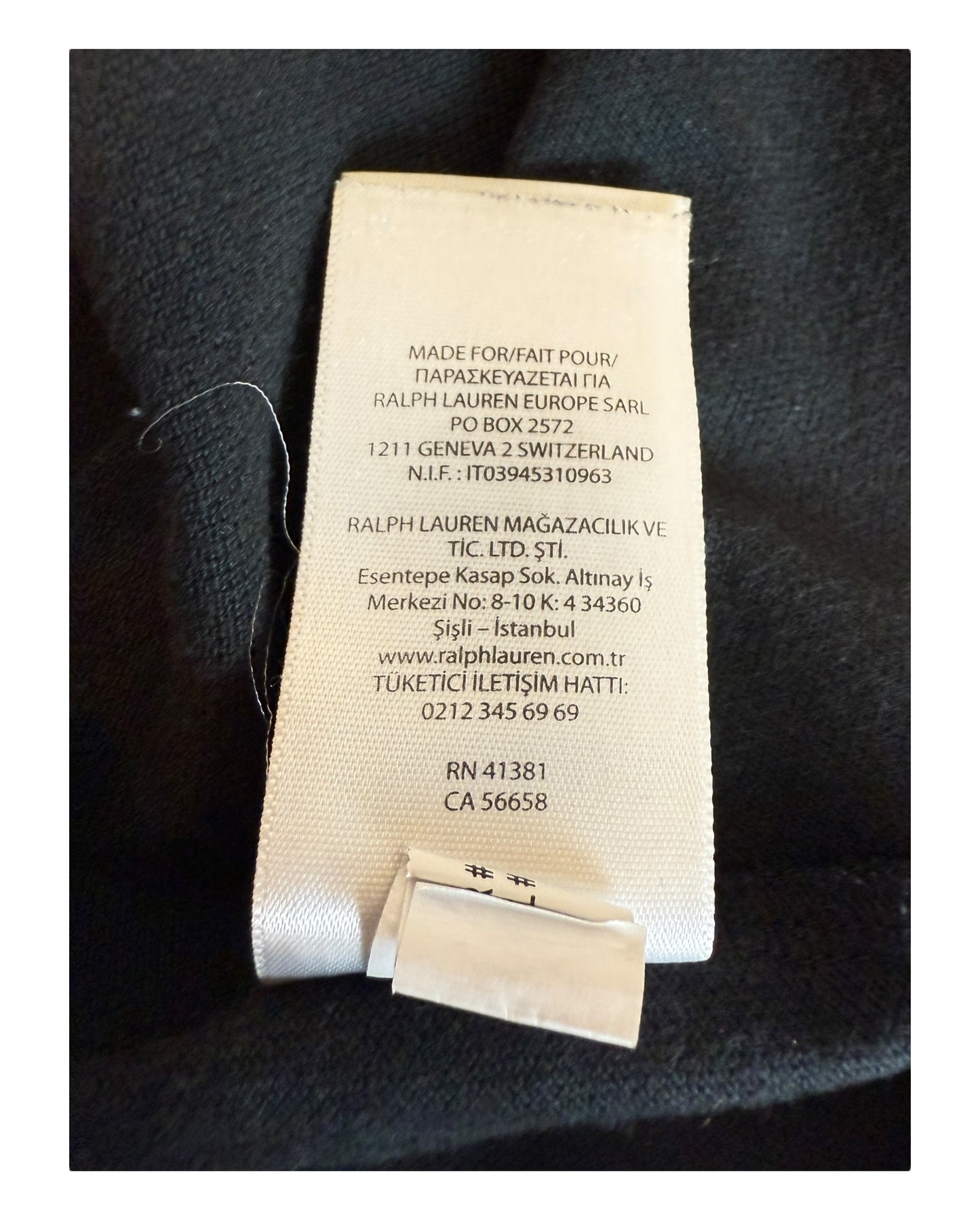 Polo Ralph Lauren Poloshirt schwarz Größe L