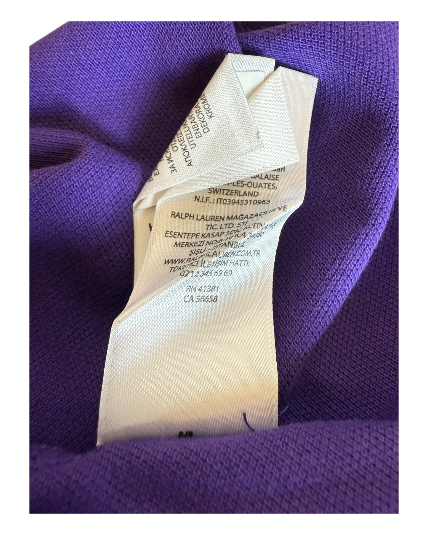 Polo Ralph Lauren Poloshirt violett Größe L