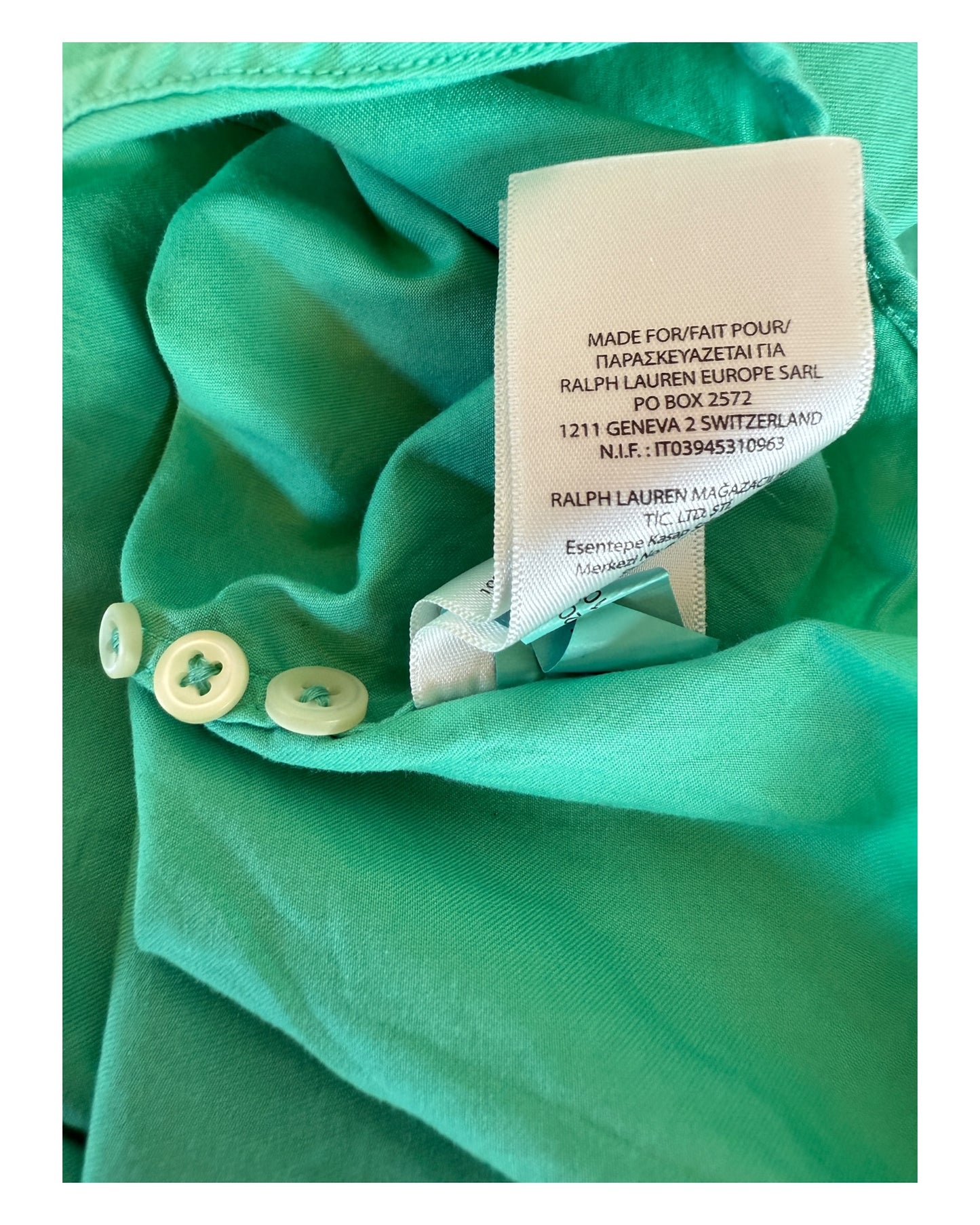 Polo Ralph Lauren Hemd grün Größe M