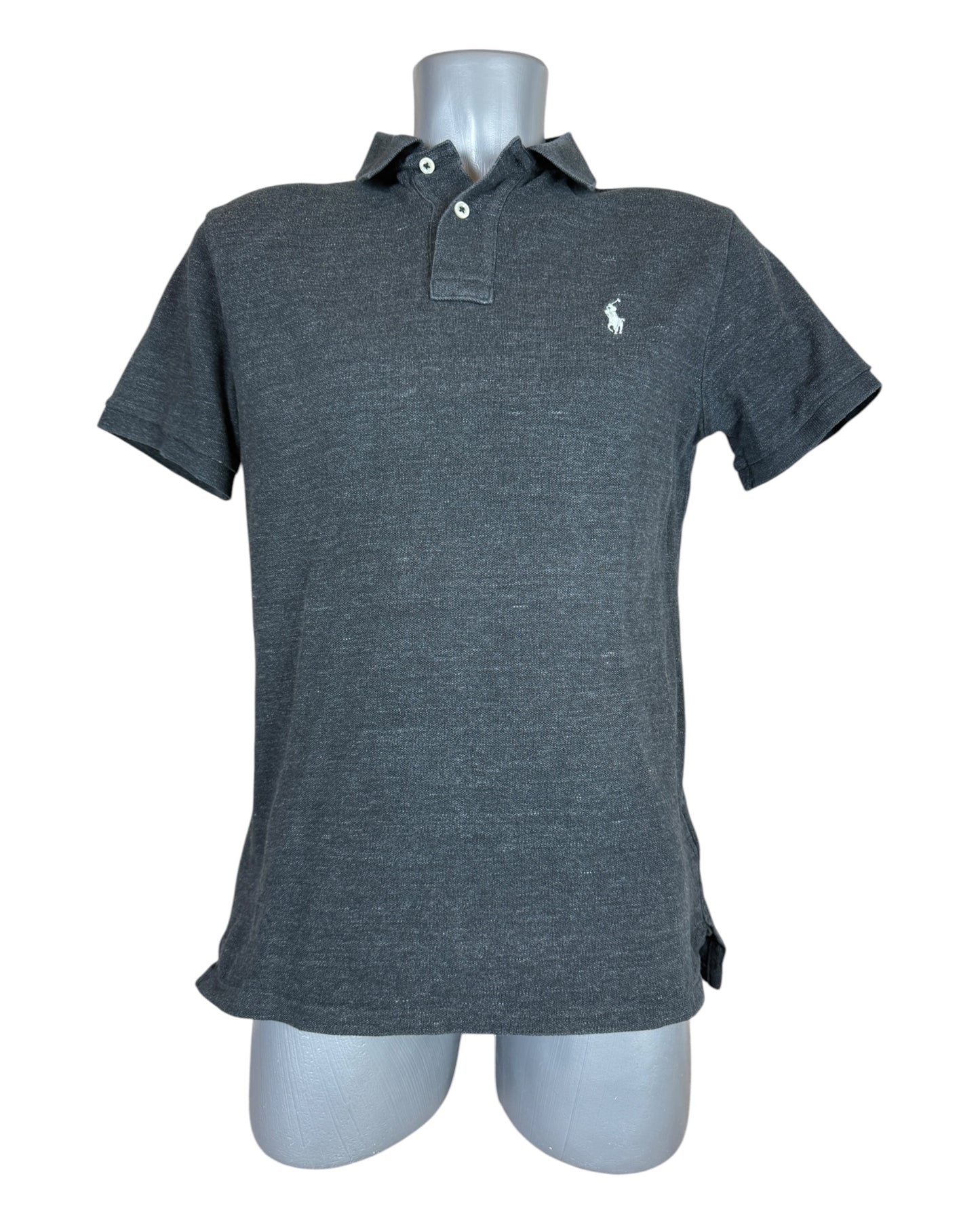 Polo Ralph Lauren Poloshirt schwarz meliert Größe M