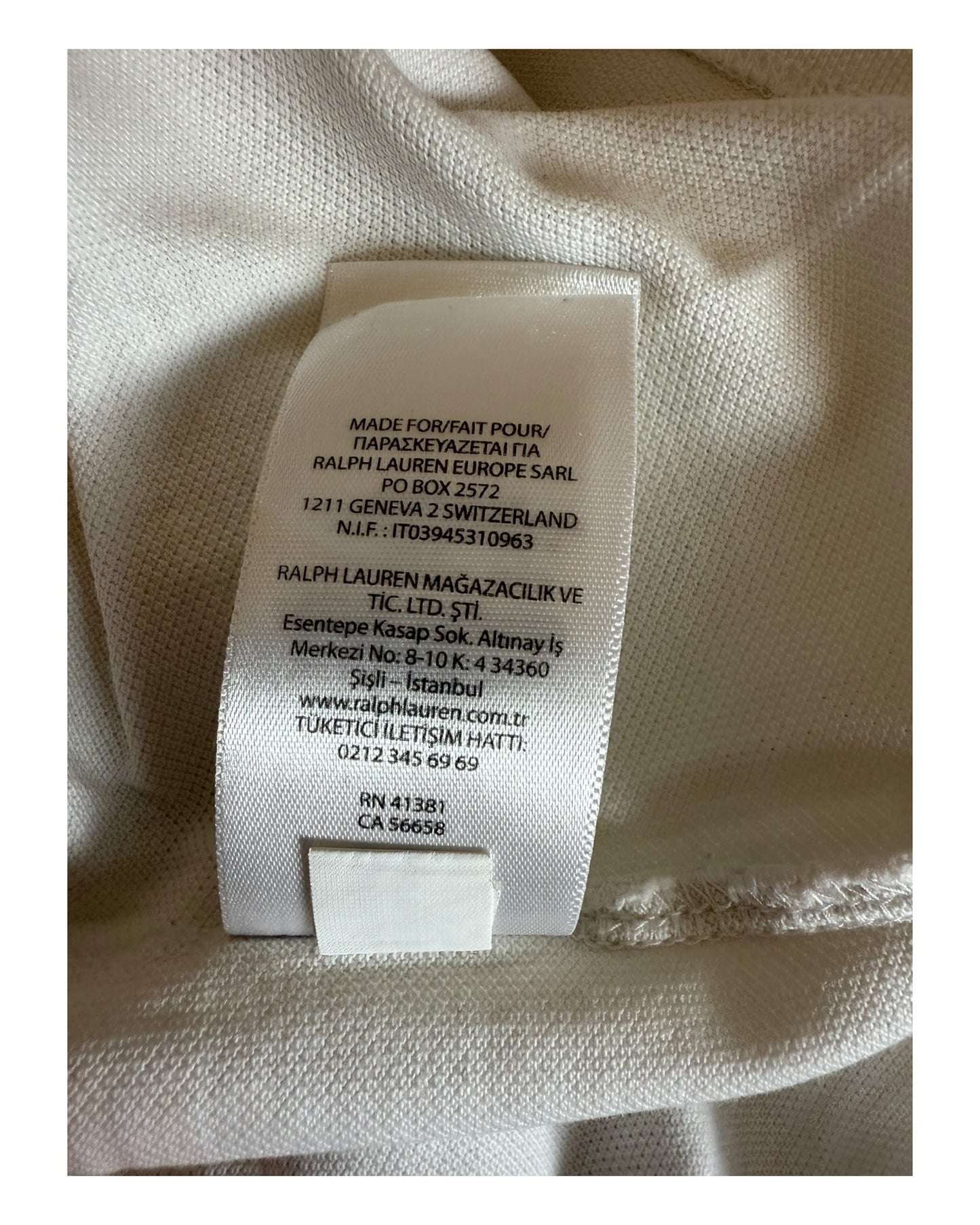 Polo Ralph Lauren Poloshirt weiß Größe L