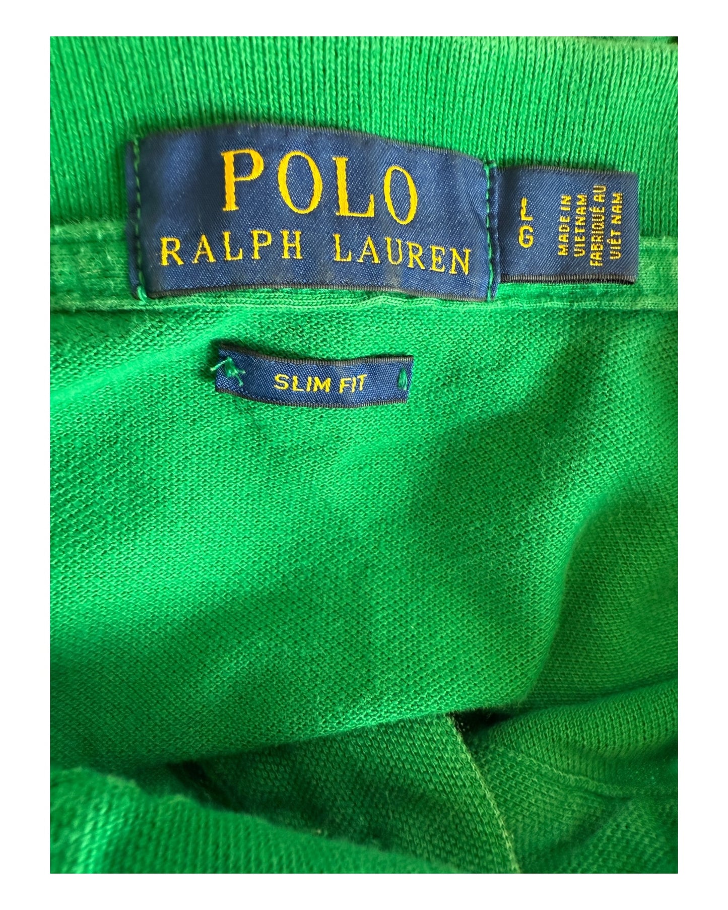 Polo Ralph Lauren Poloshirt grün Größe L