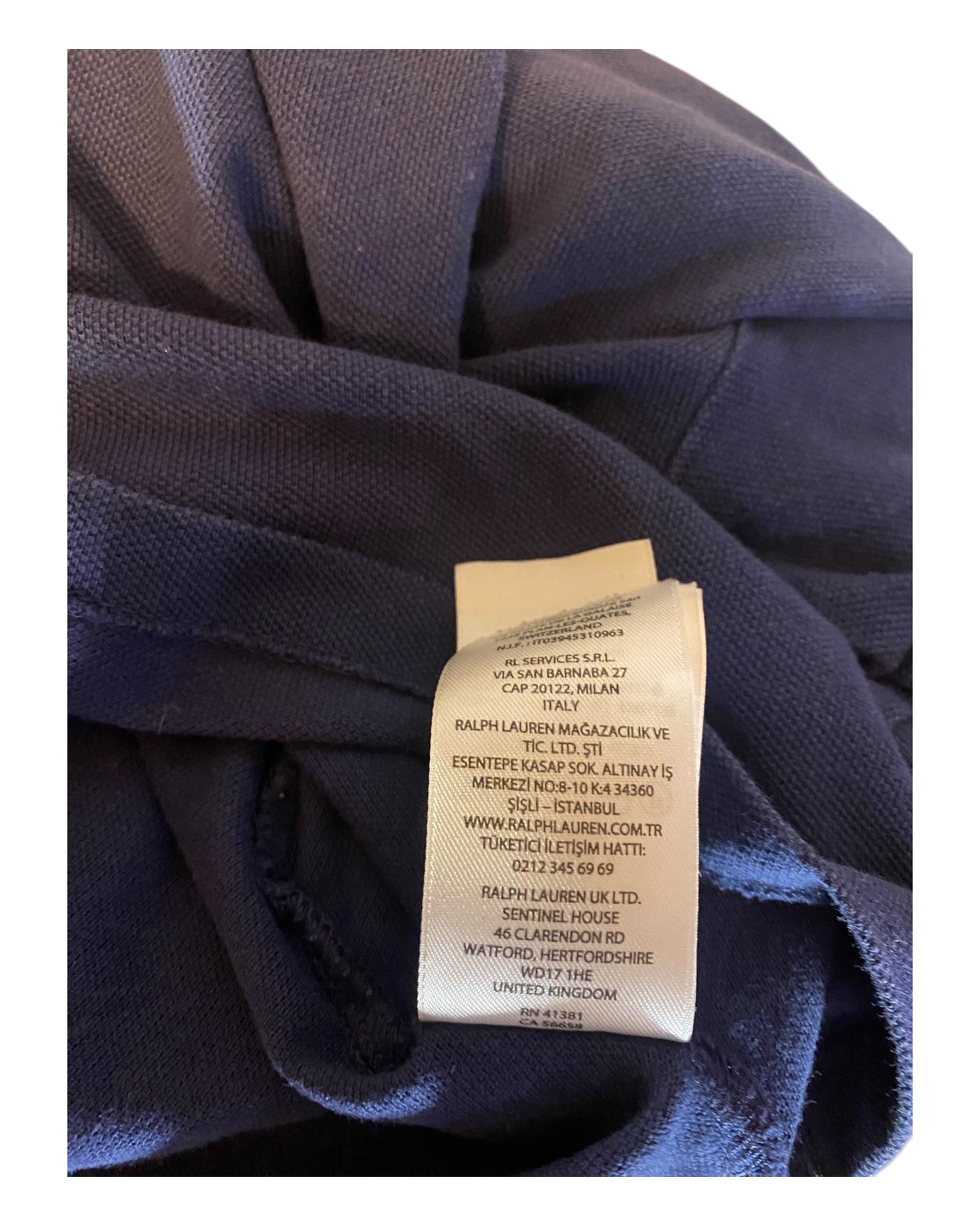 Polo Ralph Lauren polo shirt navy blue size M