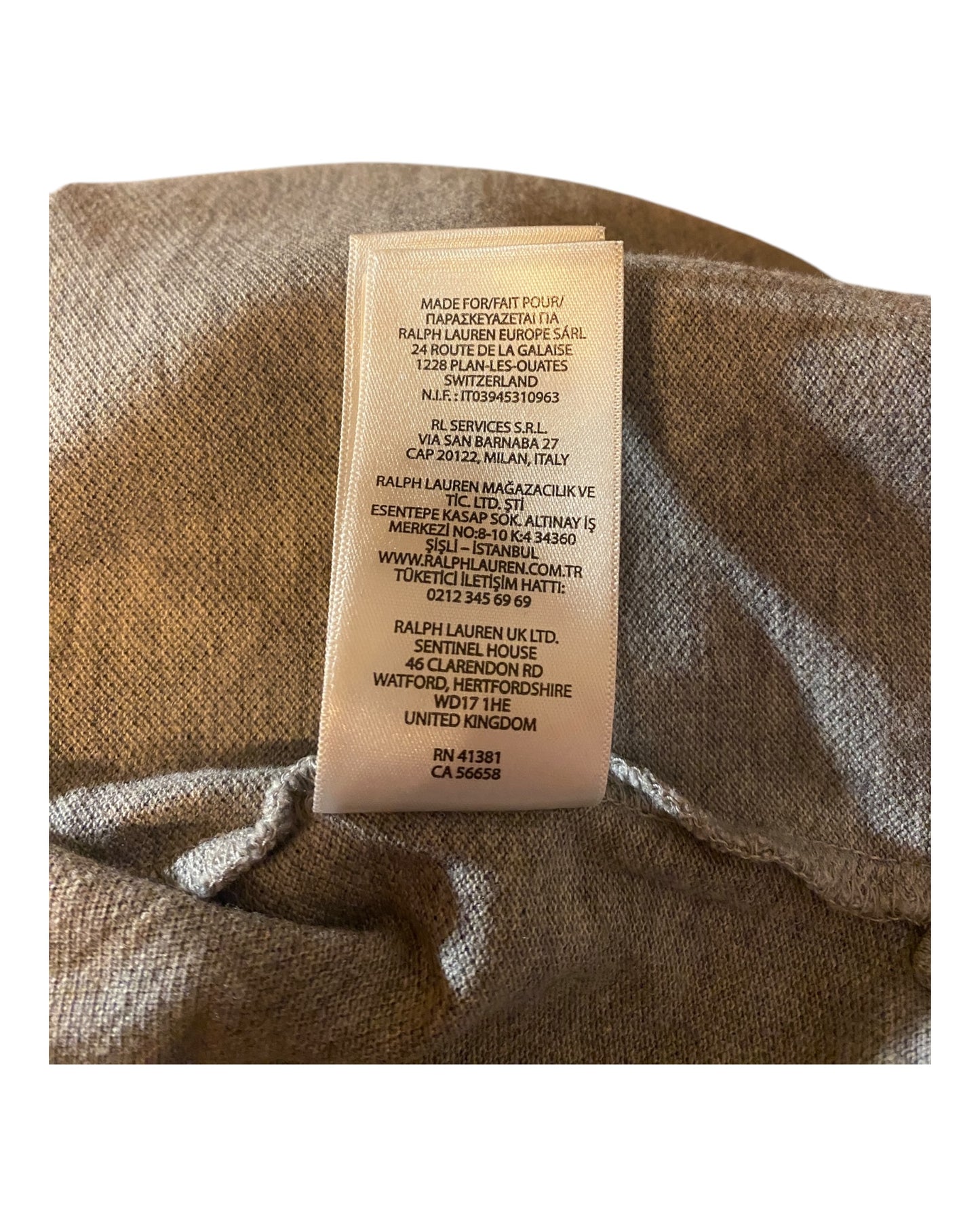 Polo Ralph Lauren Poloshirt grau Größe M