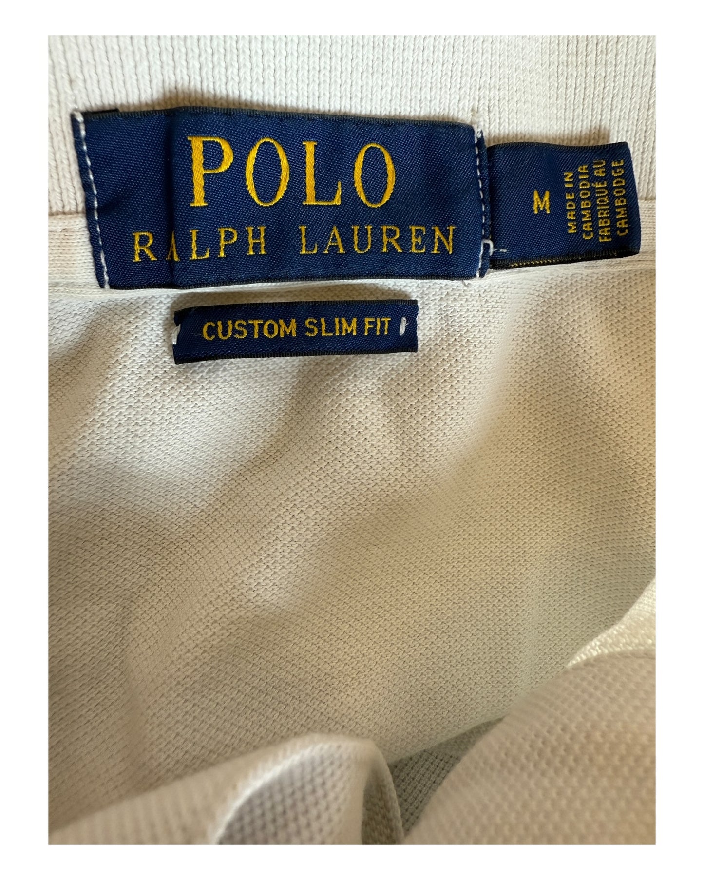 Polo Ralph Lauren Poloshirt weiß Größe M