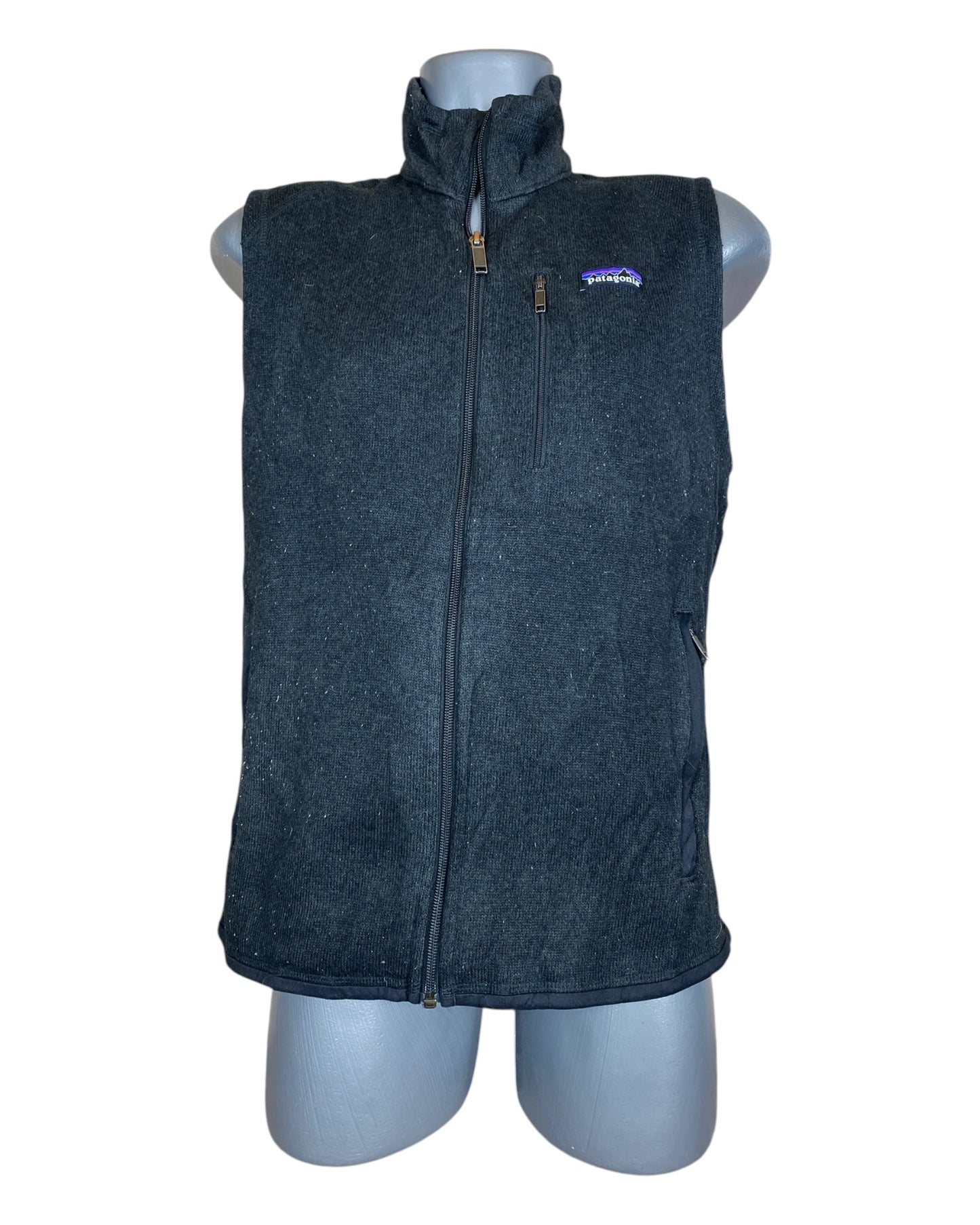 Patagonia Fleece Weste schwarz Größe M