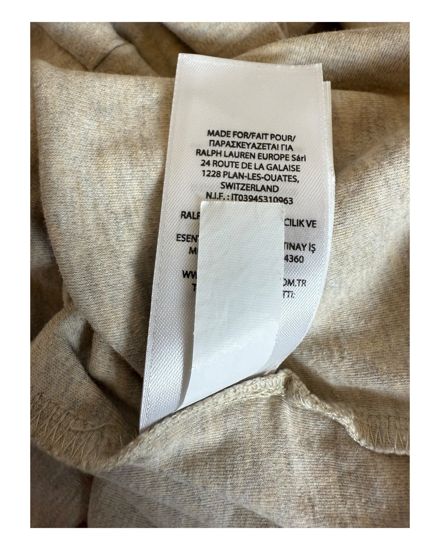 Polo Ralph Lauren Poloshirt beige Größe M