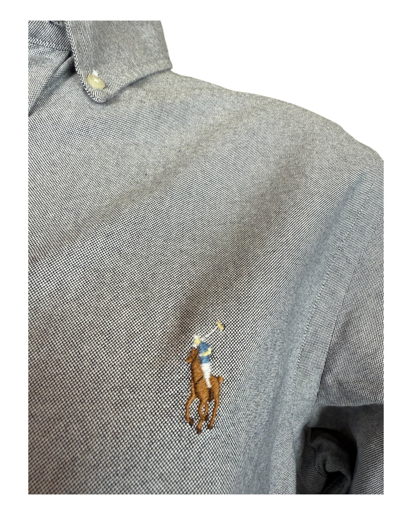 Polo Ralph Lauren Oxfordhemd grau Größe M