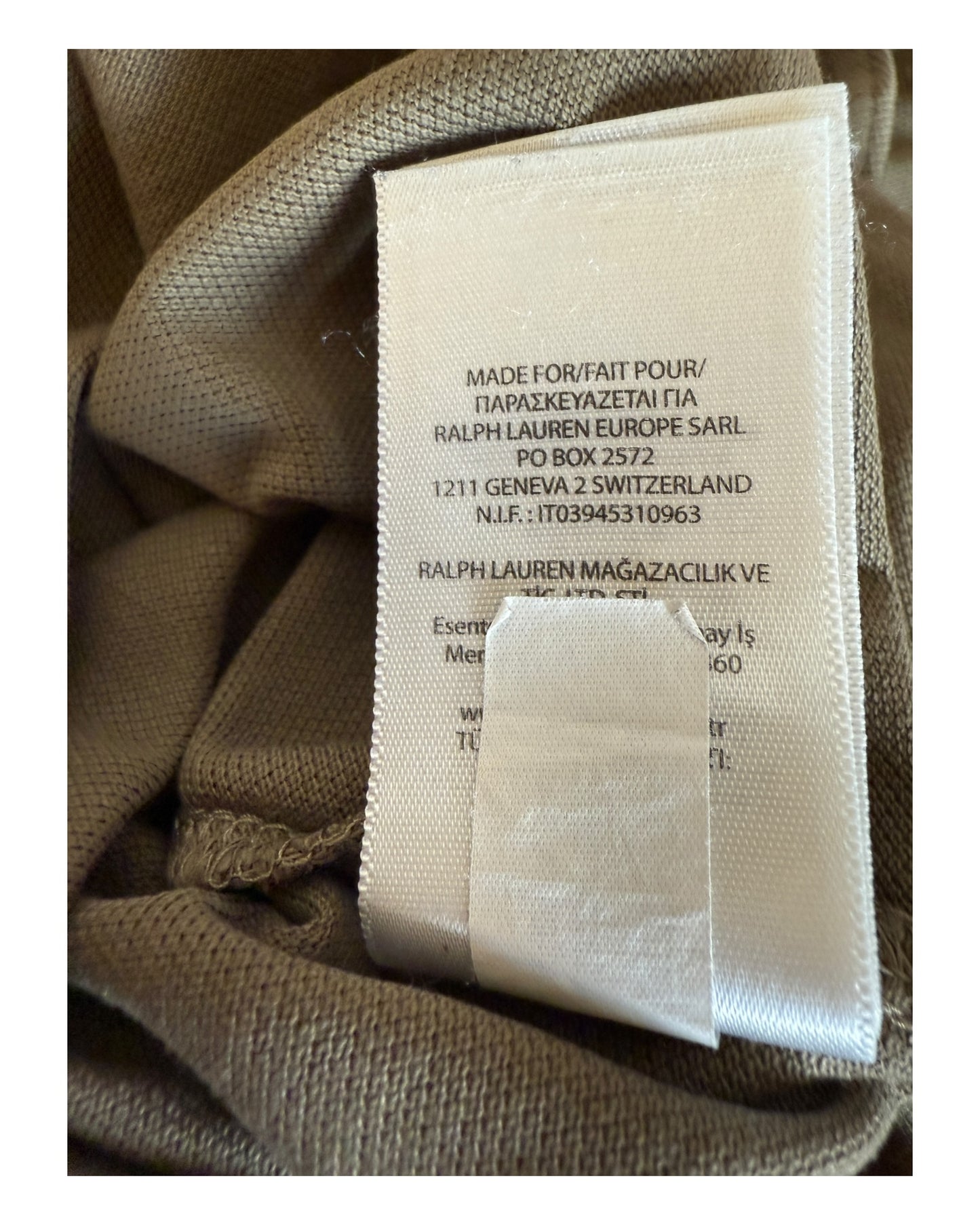 Polo Ralph Lauren Poloshirt khaki Größe M