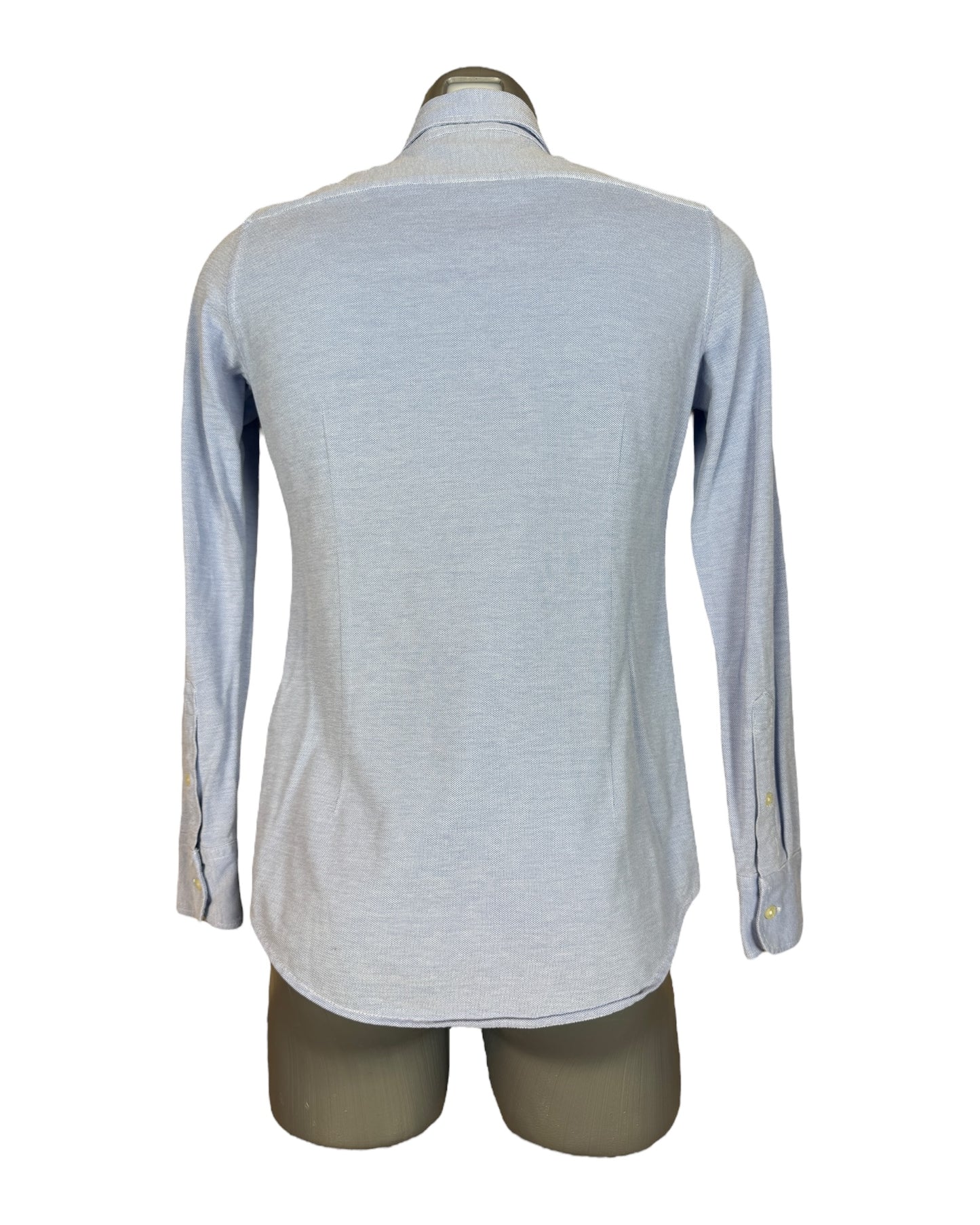 Polo Ralph Lauren Knit Oxford Bluse hellblau Größe M