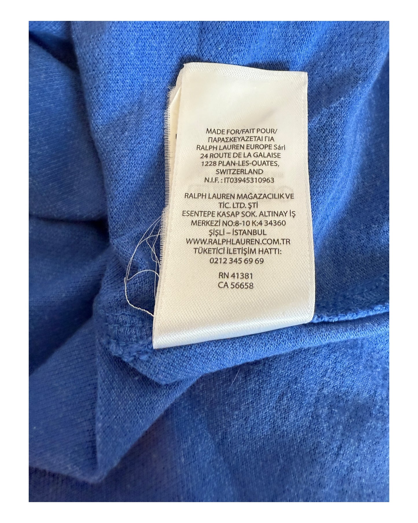 Polo Ralph Lauren Hemd blau Größe L