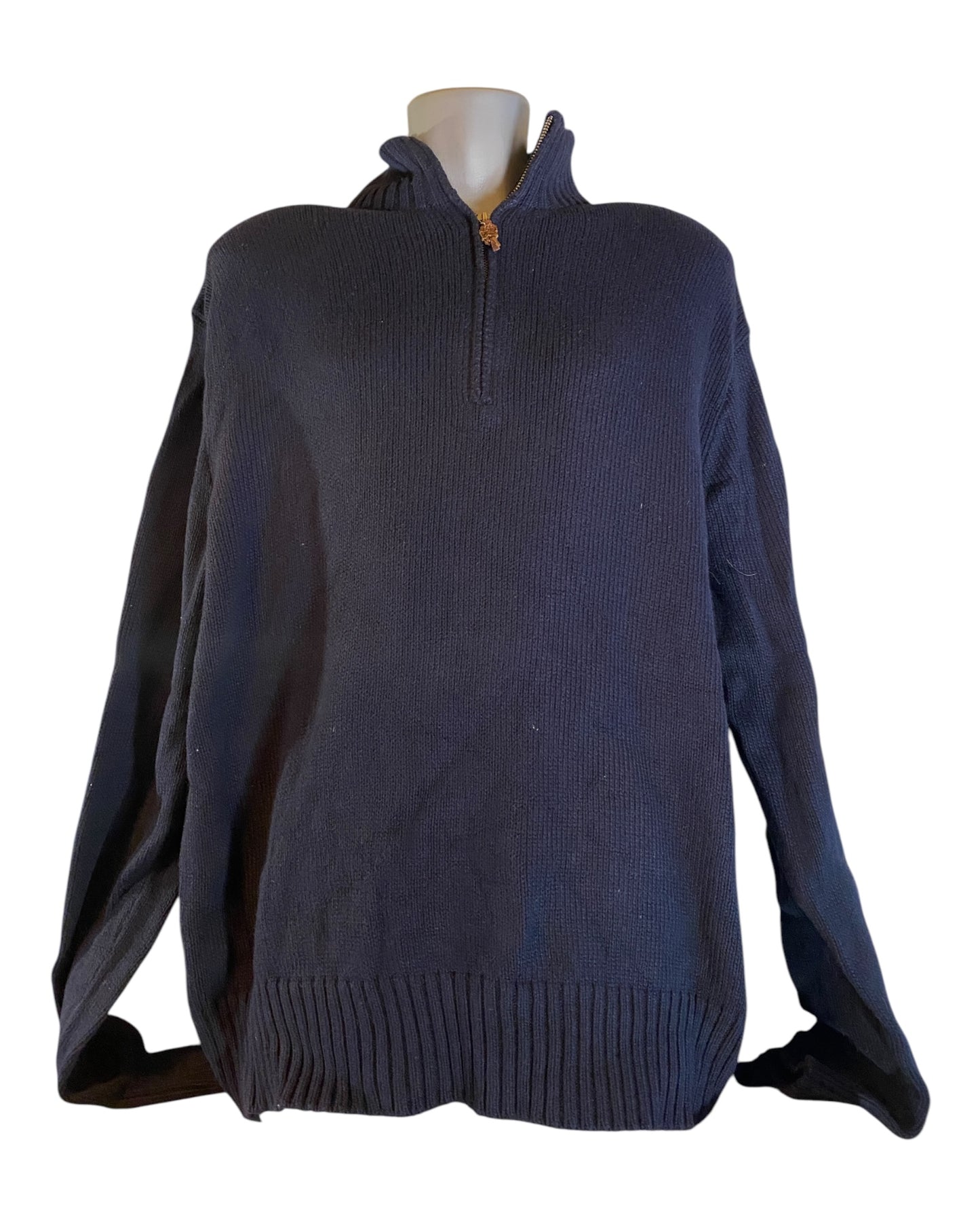 Polo Ralph Lauren Half Zip Pullover navy blue size 2XL