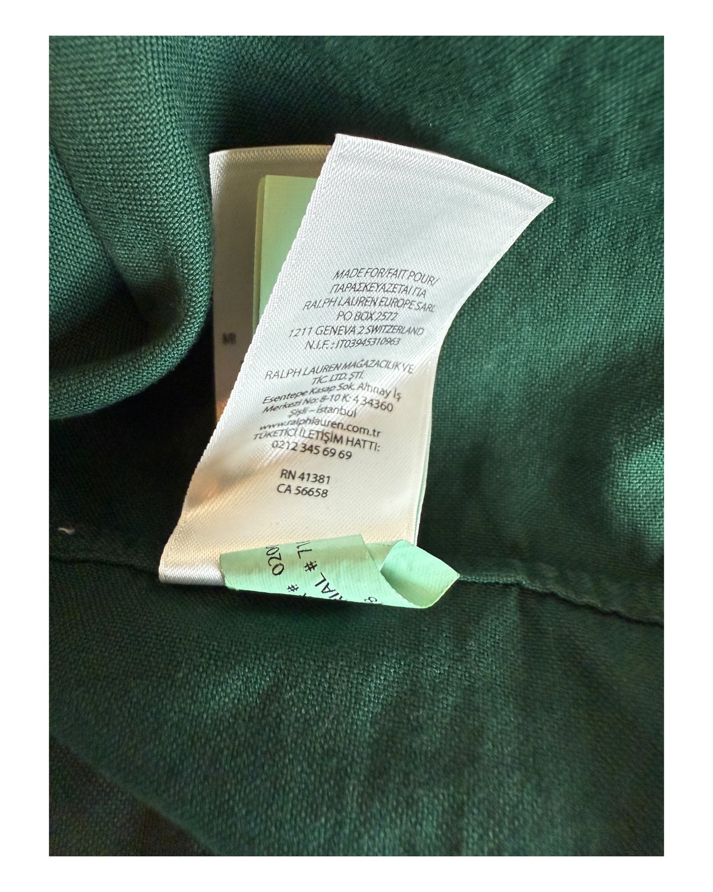 Polo Ralph Lauren Oxfordhemd grün Größe L