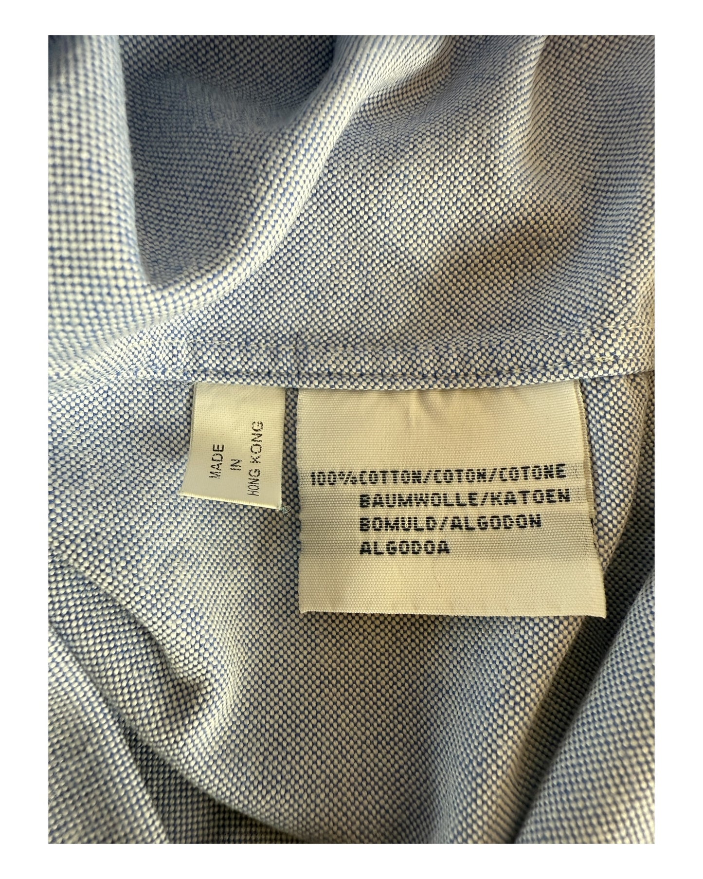 Polo Ralph Lauren kurzarm Oxfordhemd hellblau Größe L