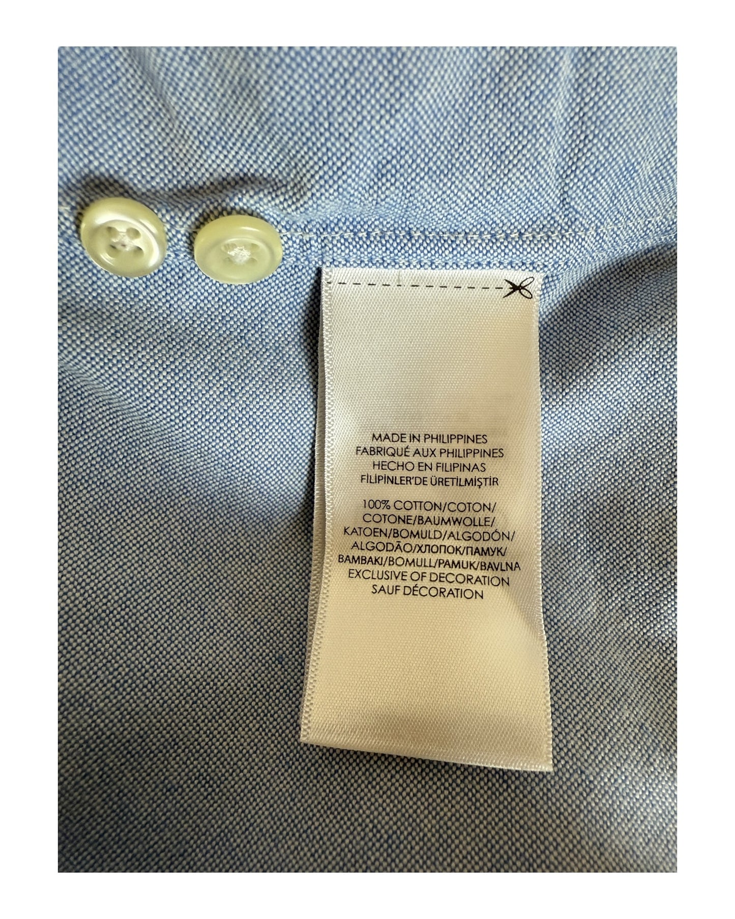 Polo Ralph Lauren Oxfordhemd hellblau Größe M