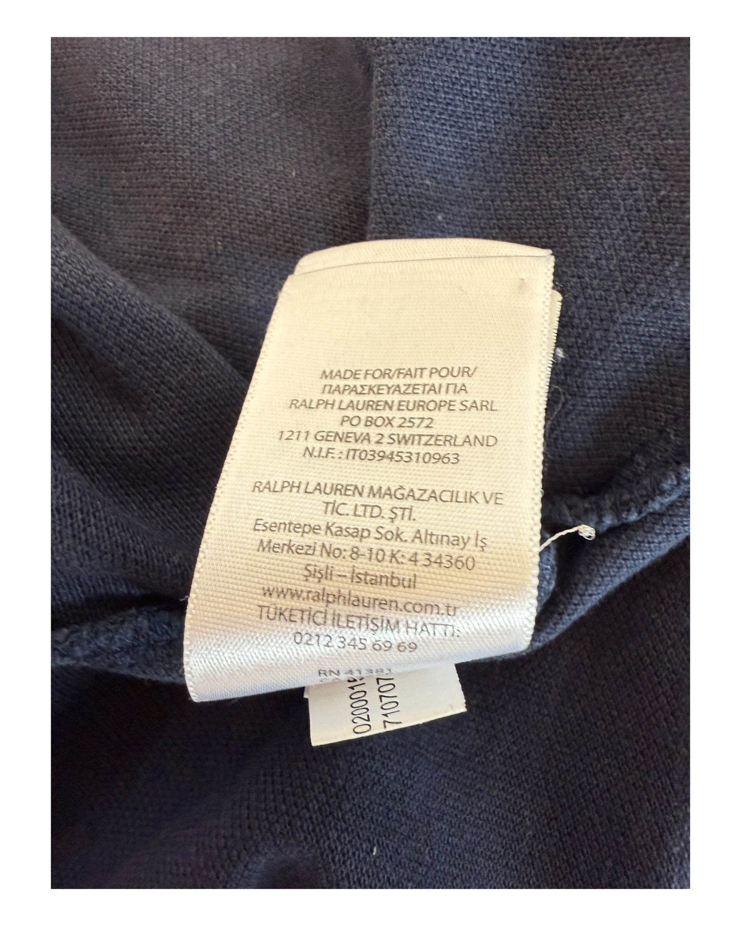 Polo Ralph Lauren Poloshirt marineblau Größe M