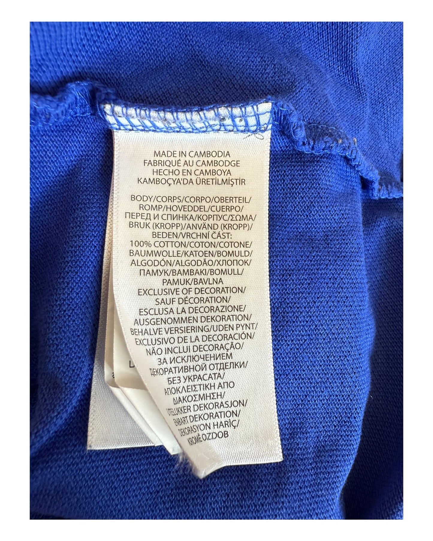 Polo Ralph Lauren Poloshirt blau Größe L