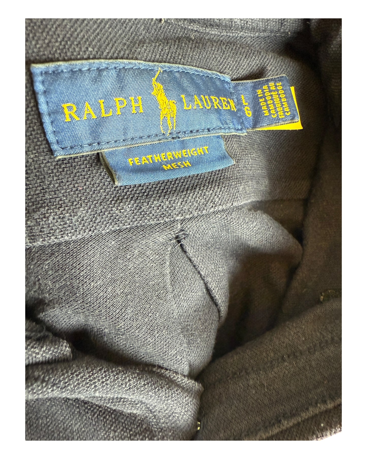 Polo Ralph Lauren Hemd marineblau Größe L