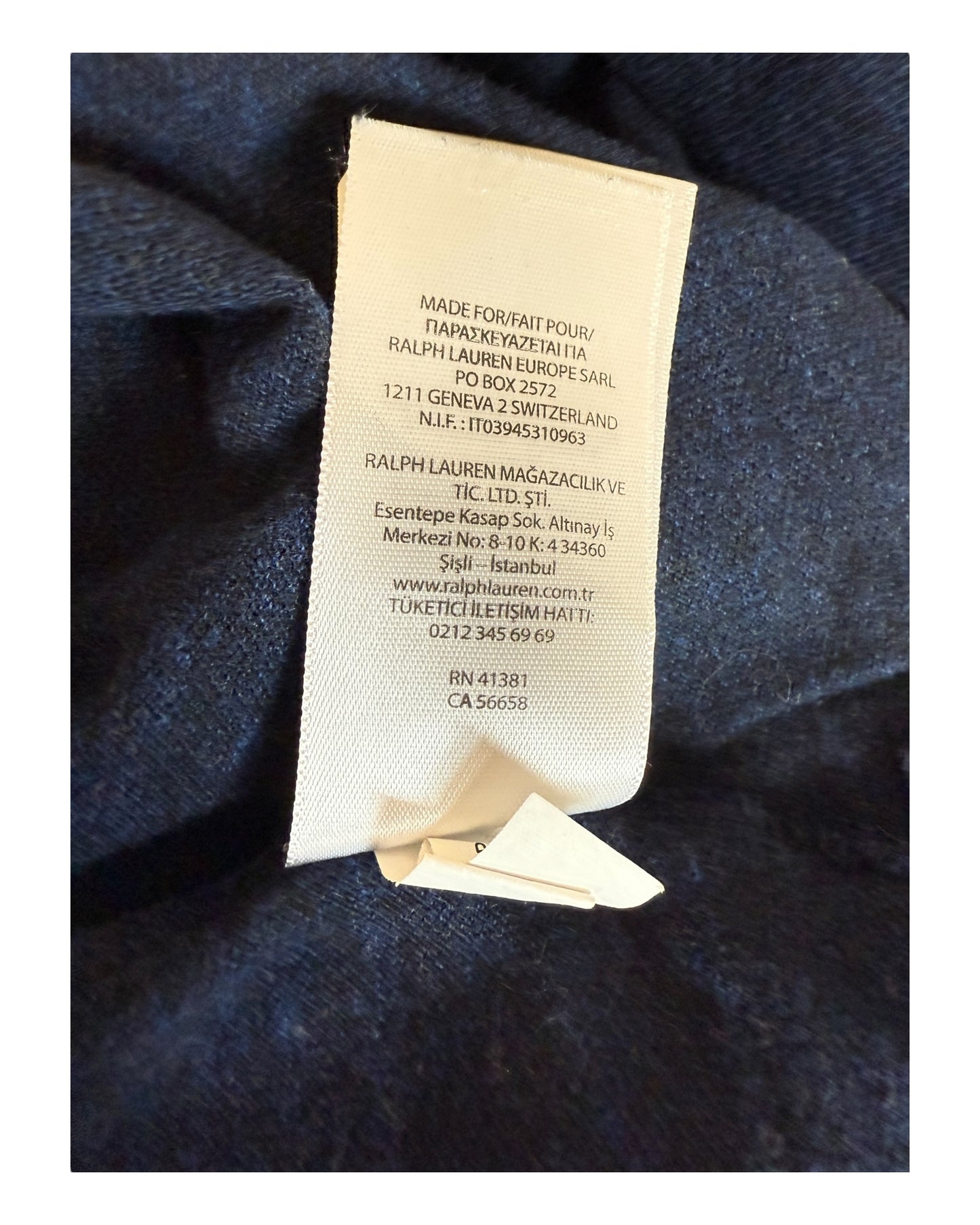 Polo Ralph Lauren Poloshirt marineblau Größe L