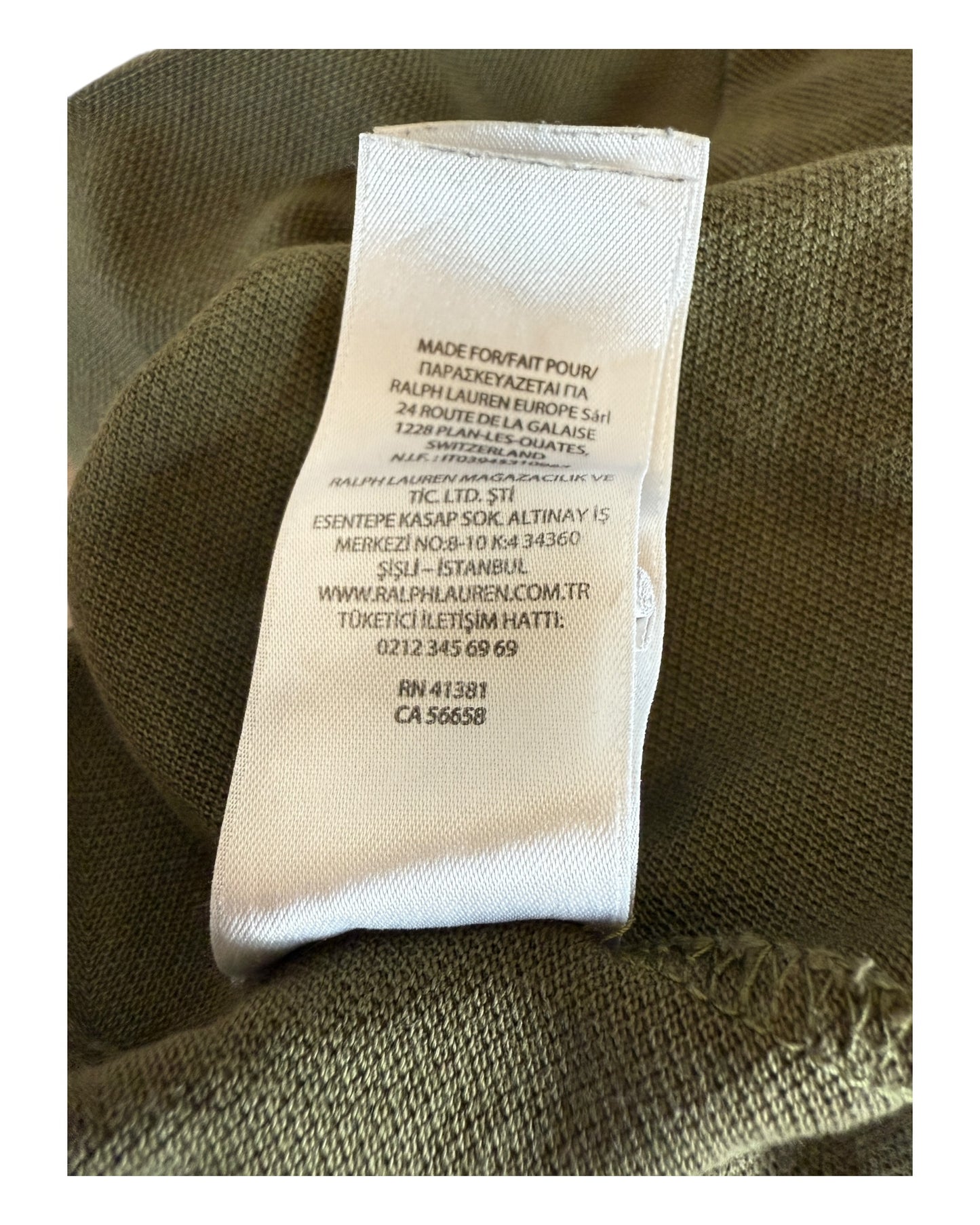 Polo Ralph Lauren Poloshirt khaki Größe M