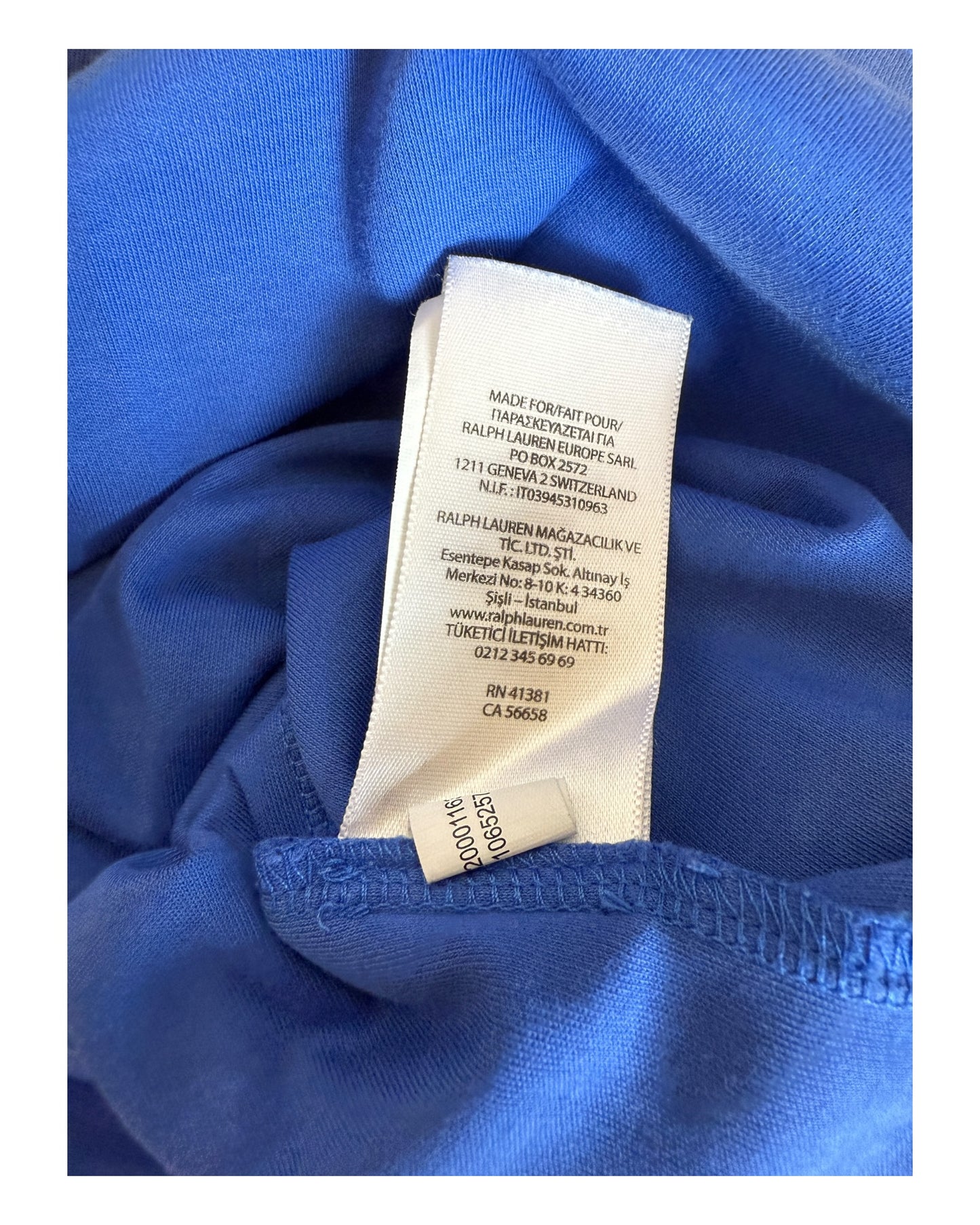 Polo Ralph Lauren Poloshirt blau Größe L