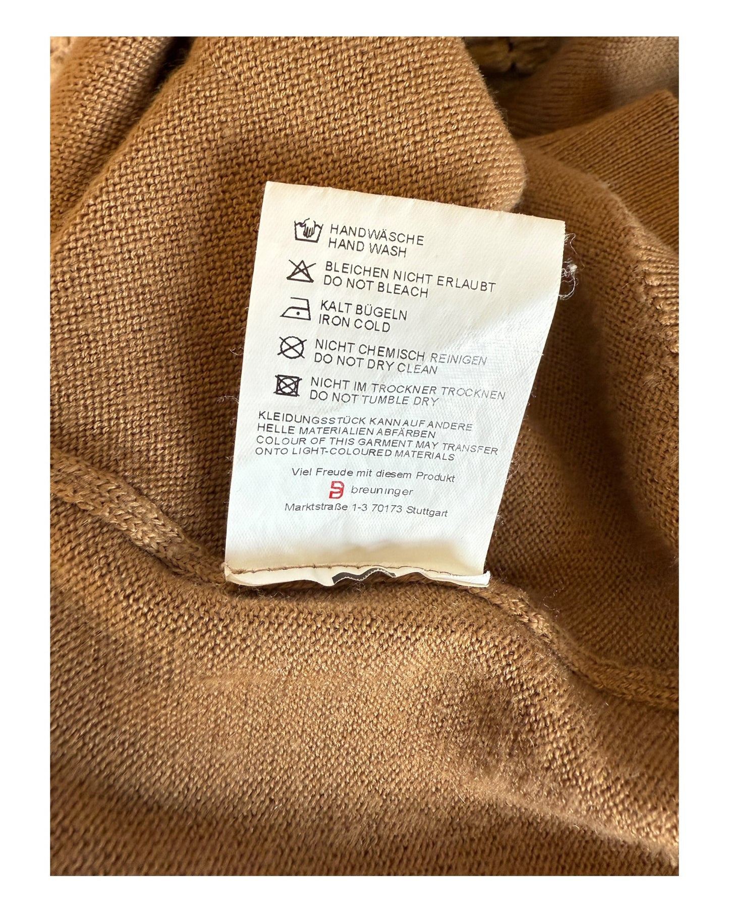 Paul Pullover High Neck braun Größe L