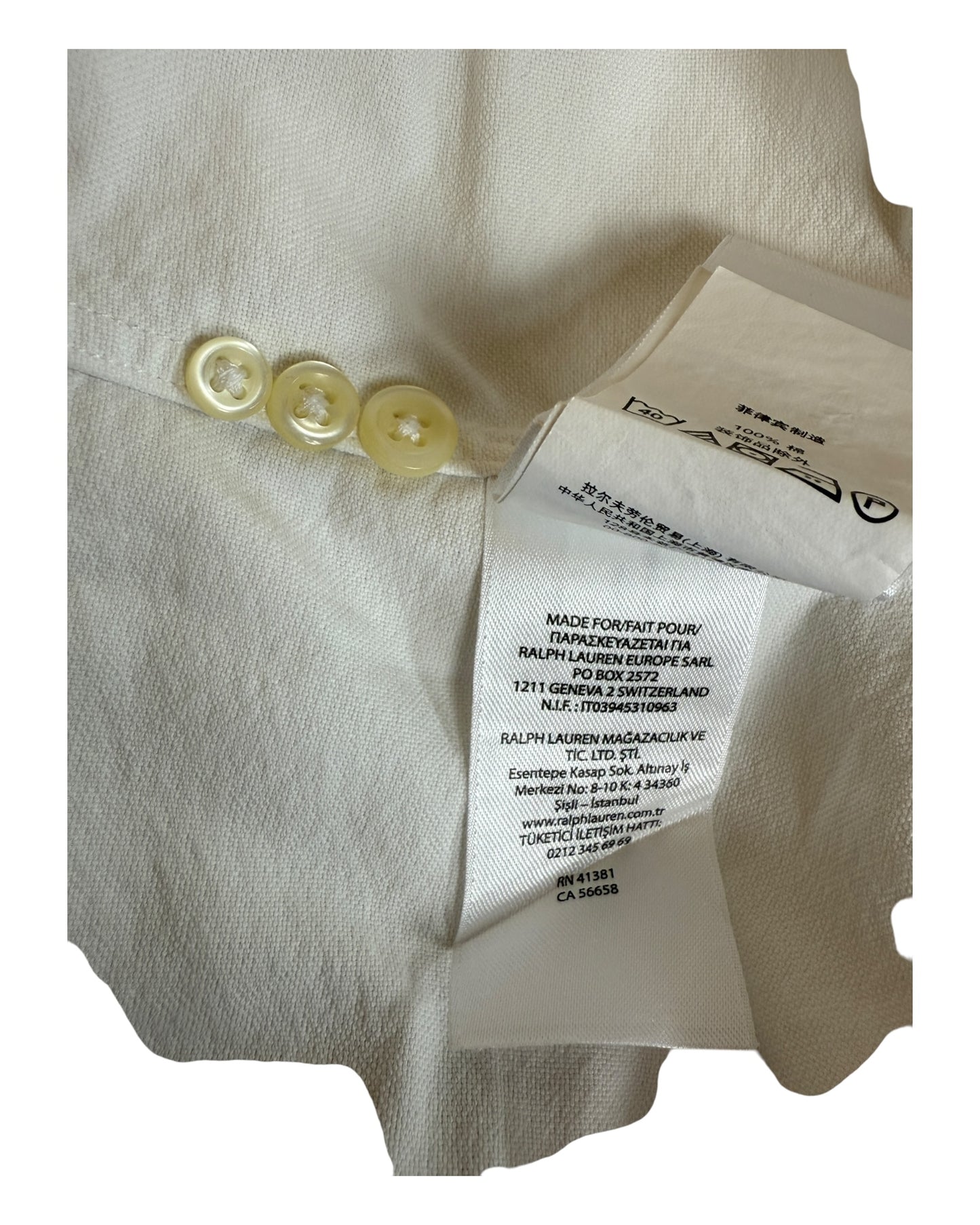 Polo Ralph Lauren Oxfordhemd weiß Größe L