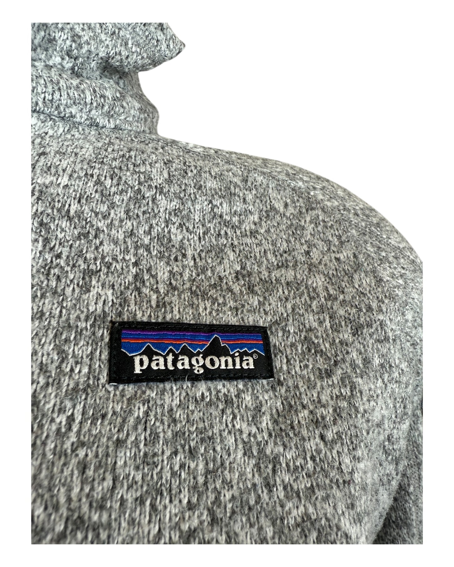 Patagonia Fleece Half Zip Pullover grau Größe S