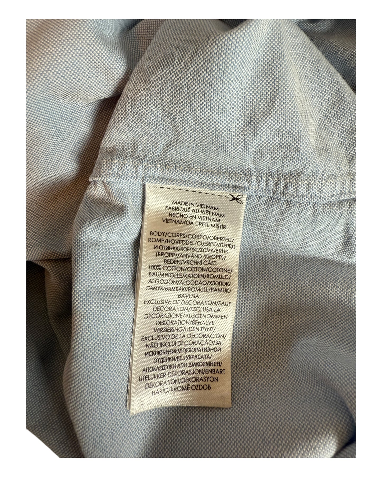 Polo Ralph Lauren Oxfordhemd hellblau Größe M