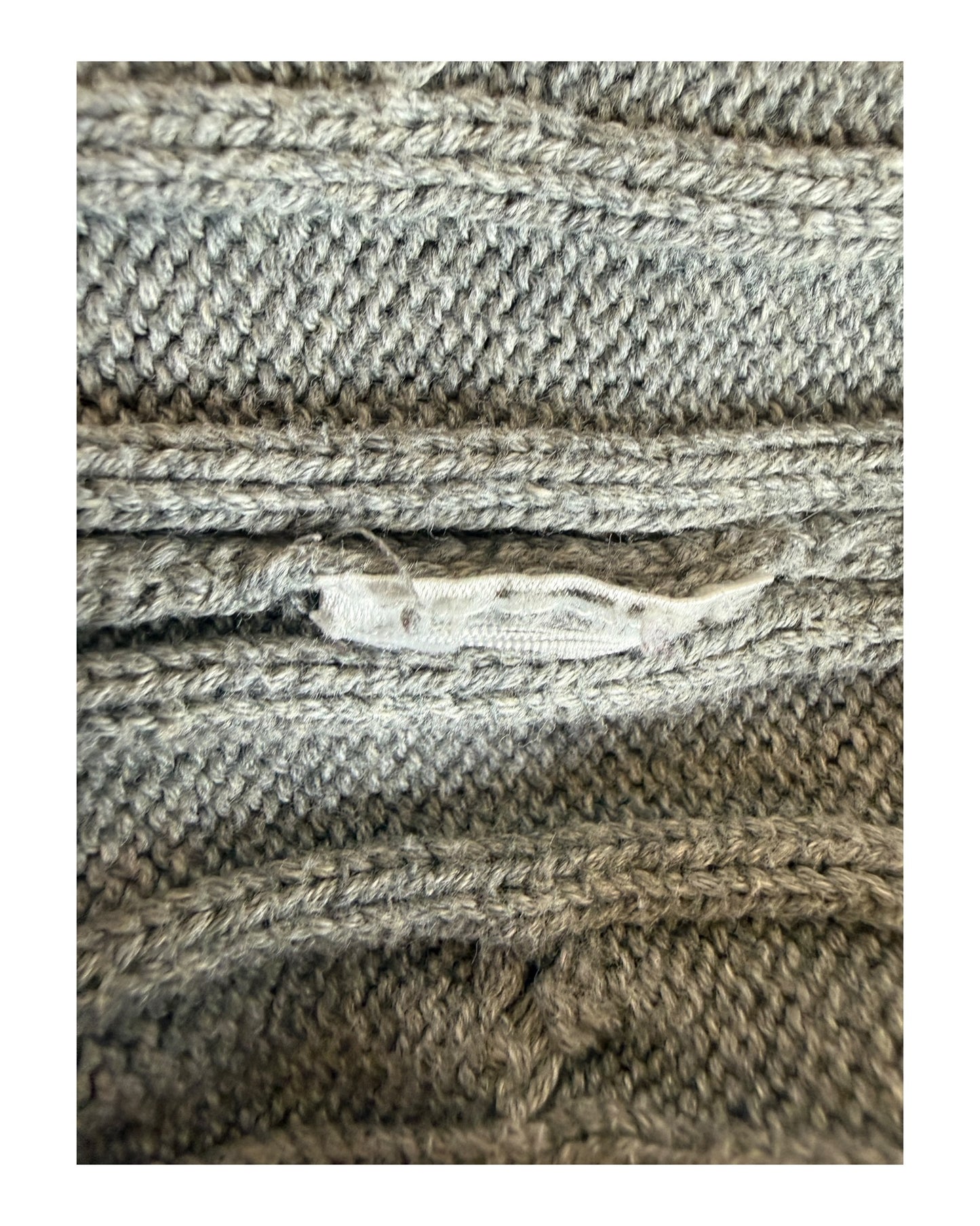 Polo Ralph Lauren Zopfmuster Pullover grau Größe M