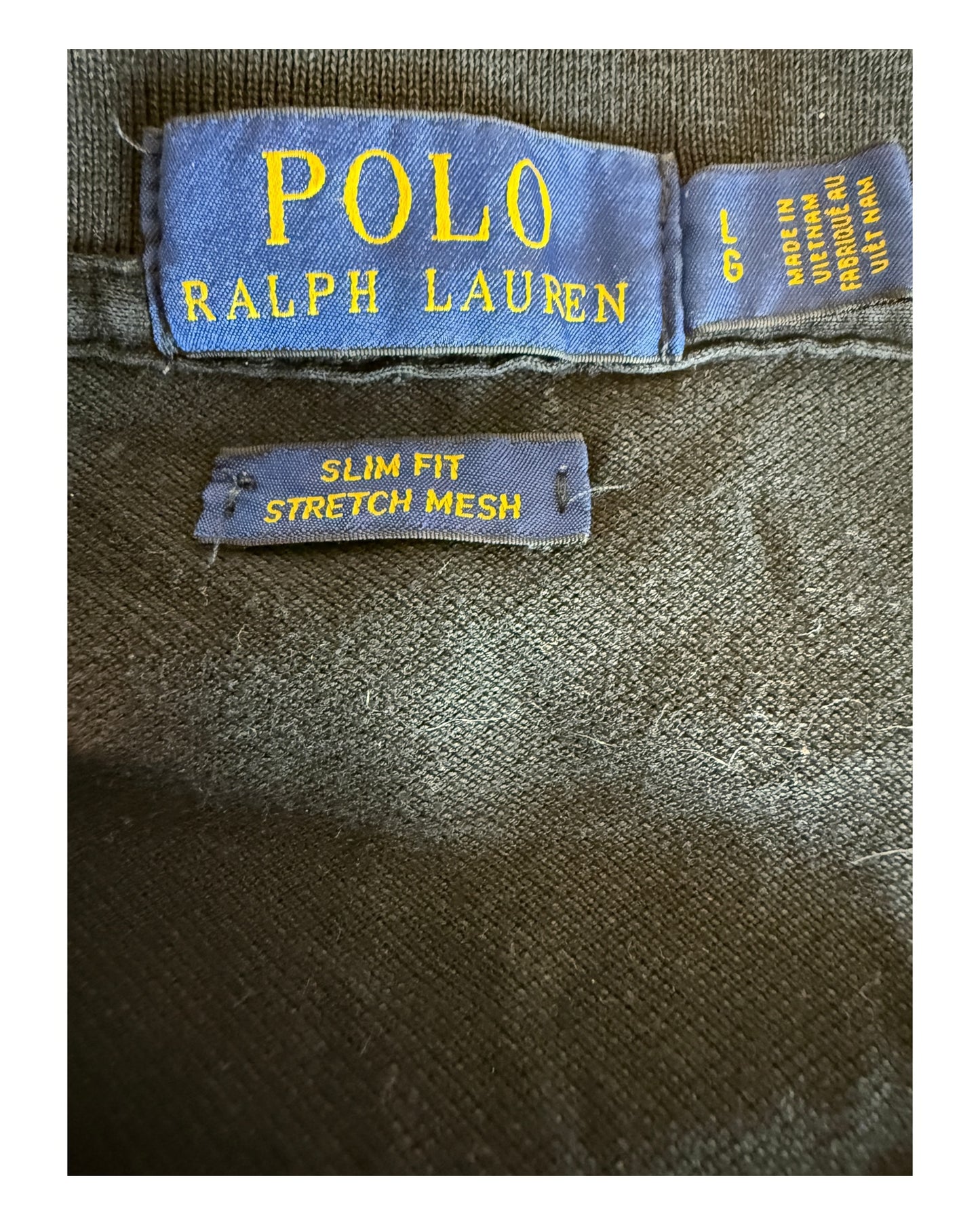 Polo Ralph Lauren Poloshirt schwarz Größe L