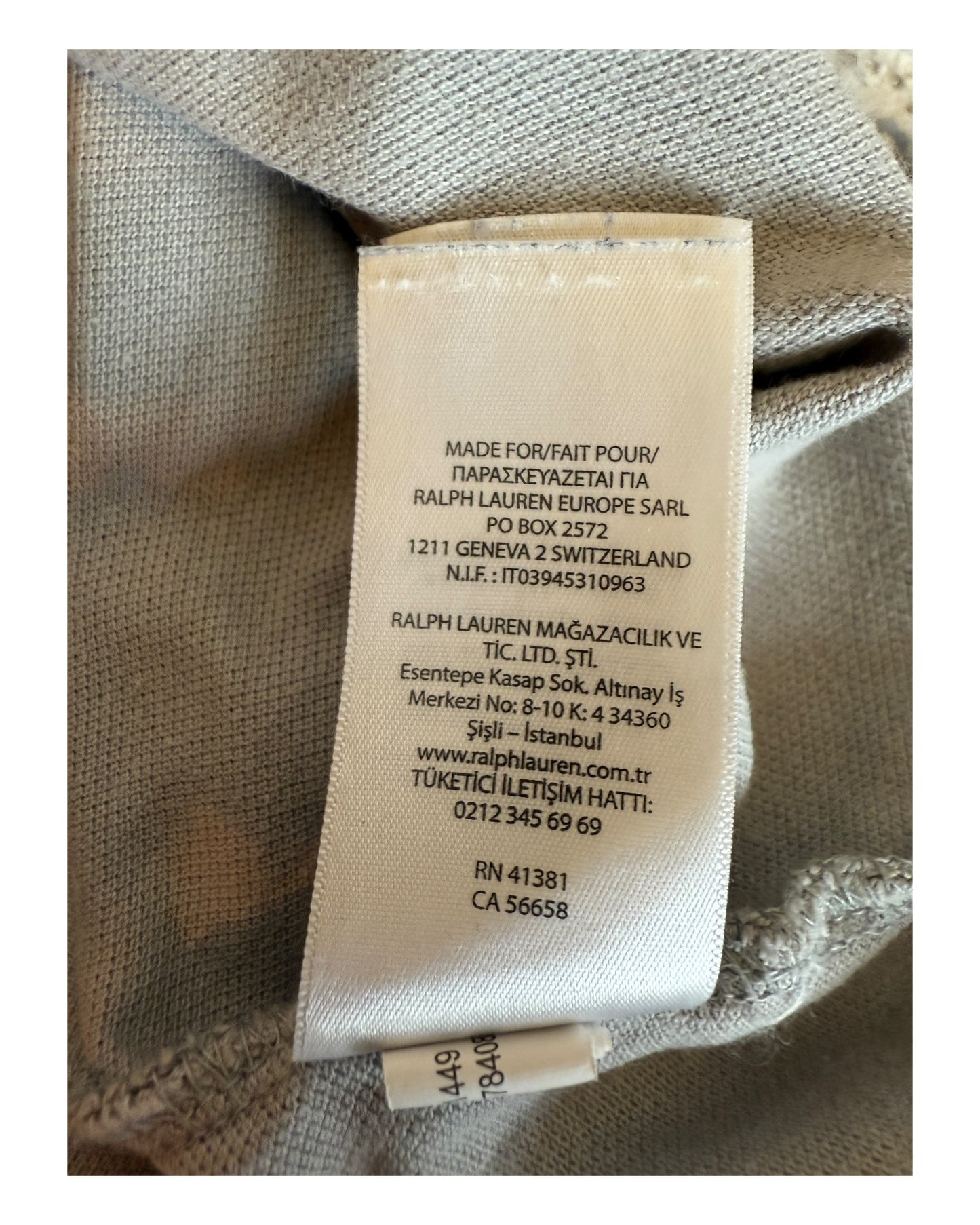 Polo Ralph Lauren Poloshirt grau Größe M