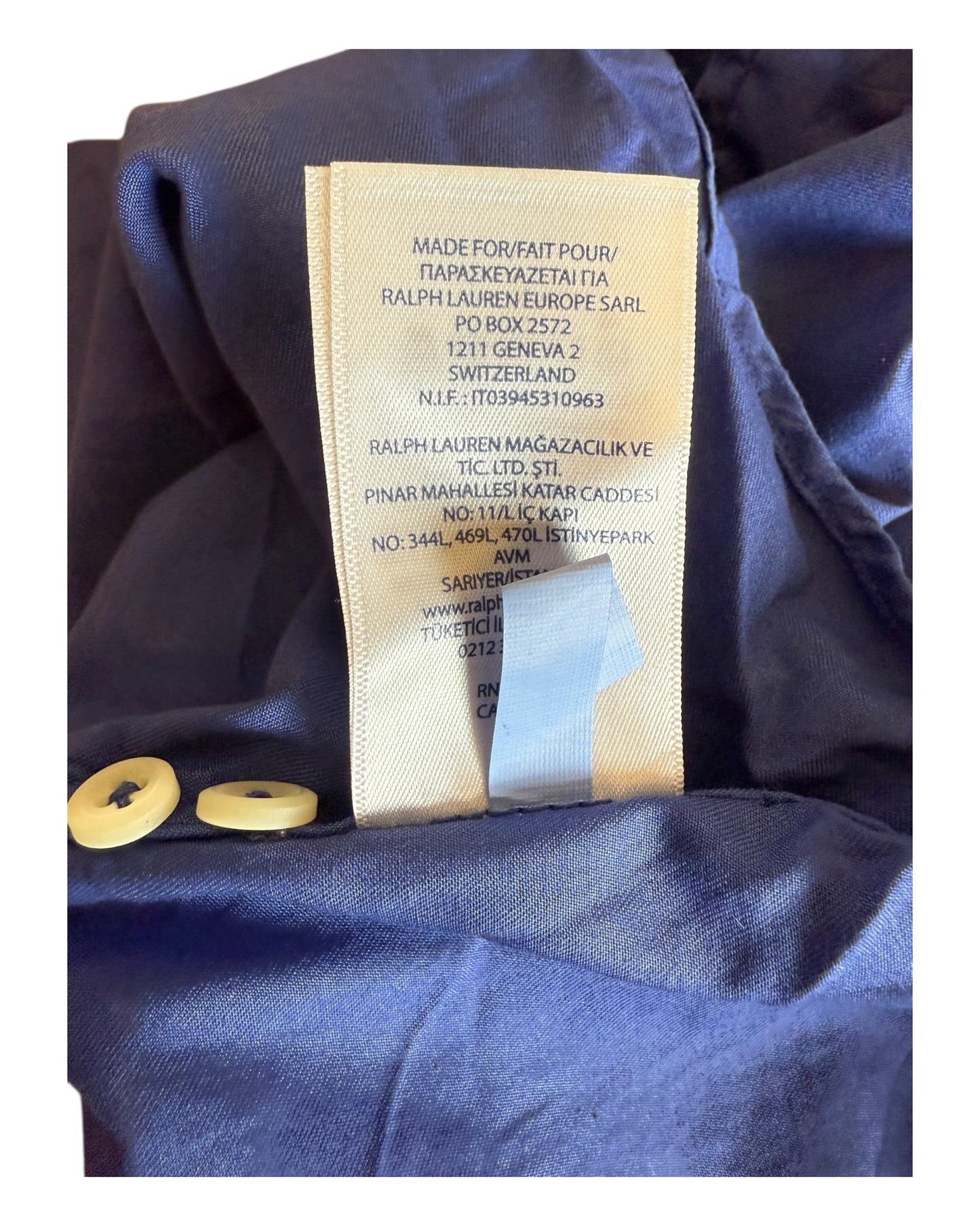 Polo Ralph Lauren Hemd blau Größe M