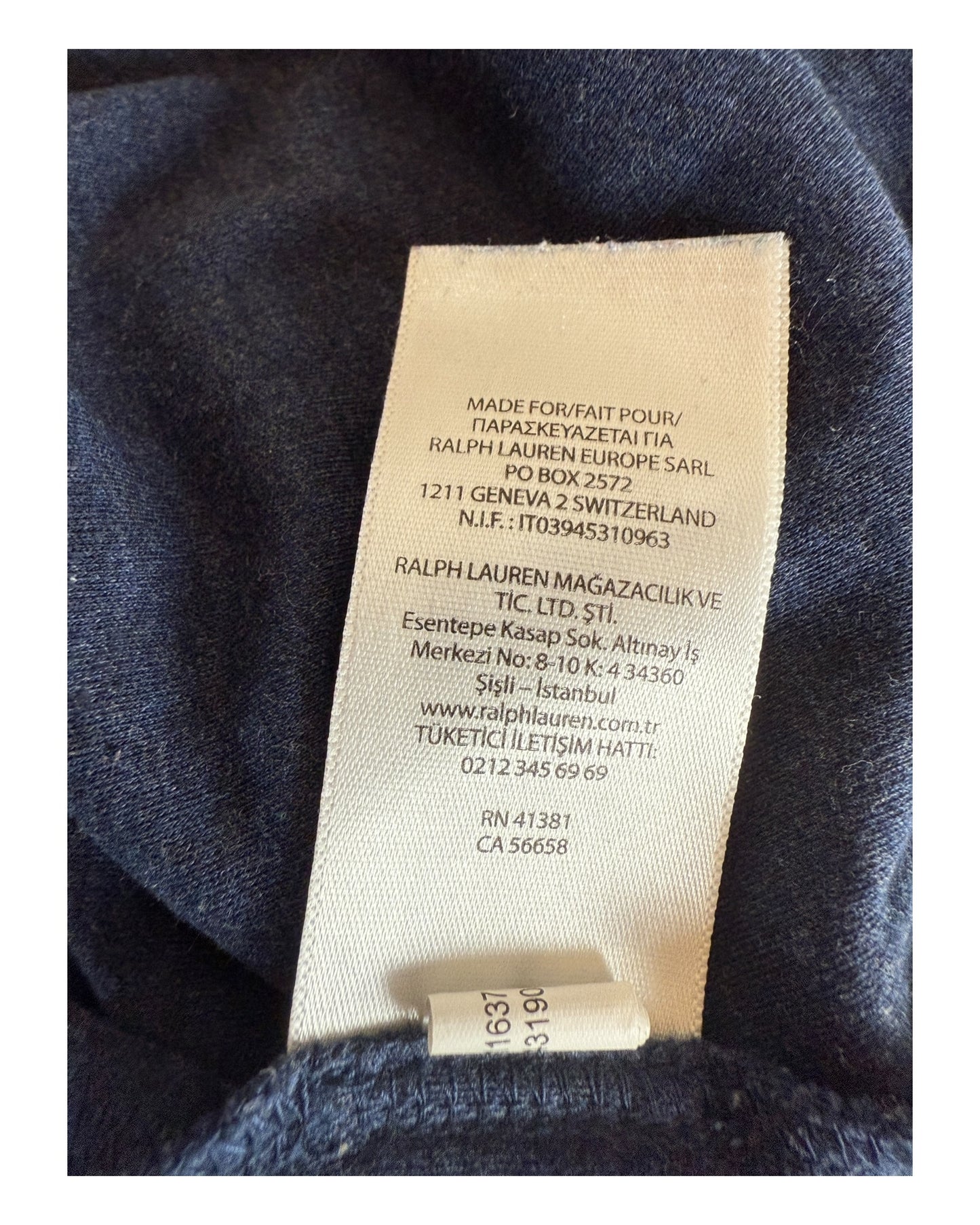 Polo Ralph Lauren Poloshirt marineblau Größe M