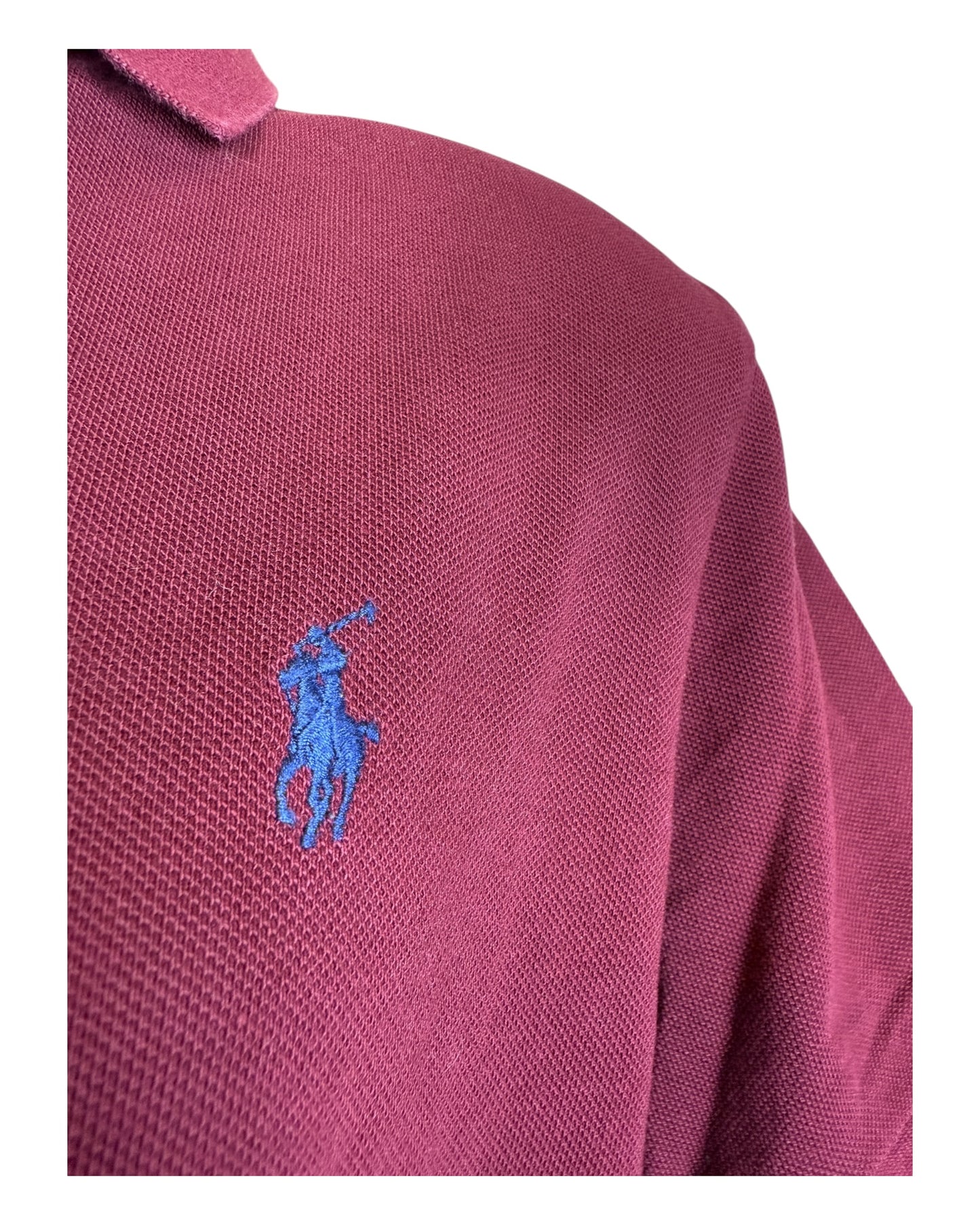 Polo Ralph Lauren Poloshirt bordeauxrot Größe L