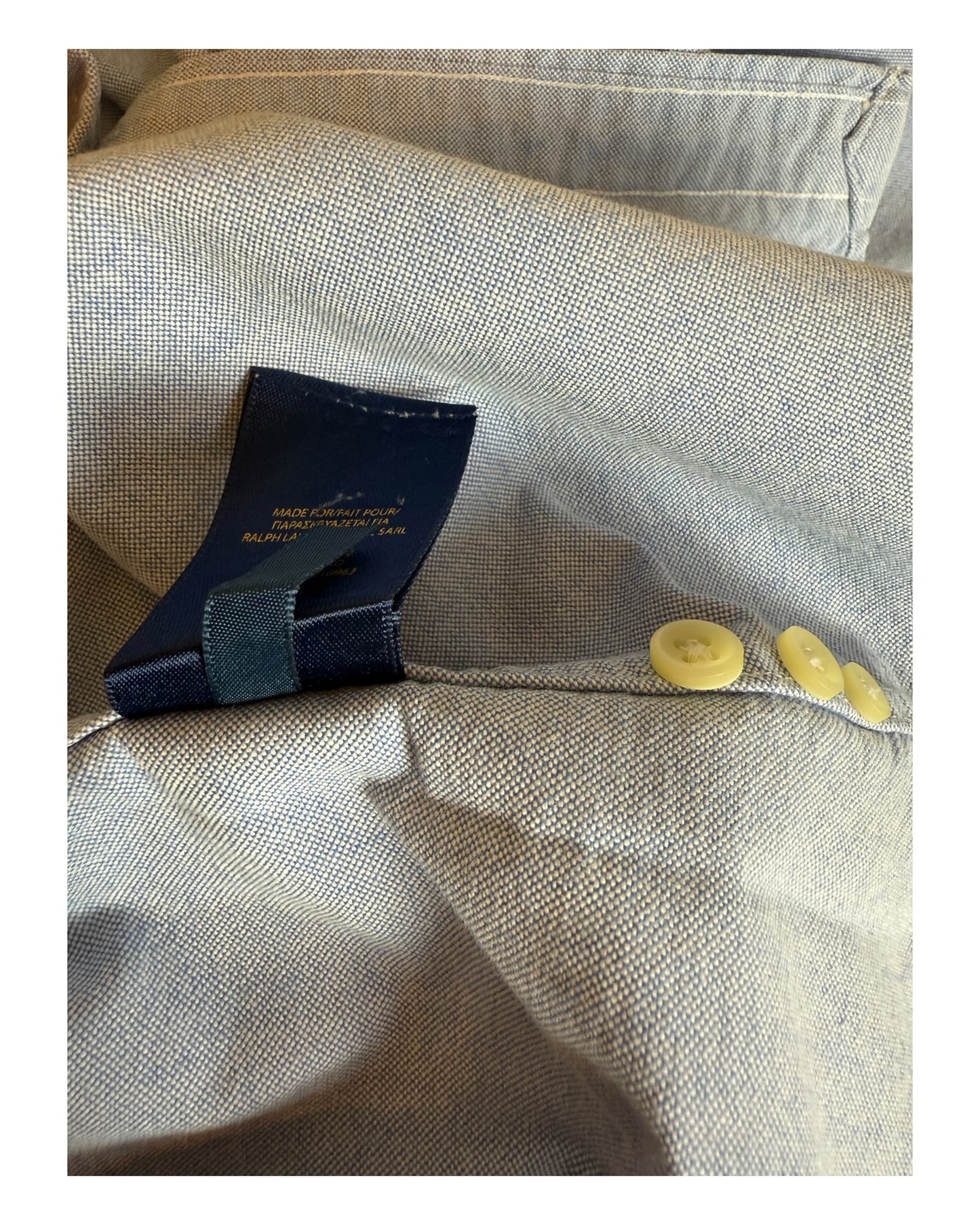 Polo Ralph Lauren Oxfordhemd Bluse hellblau Größe S